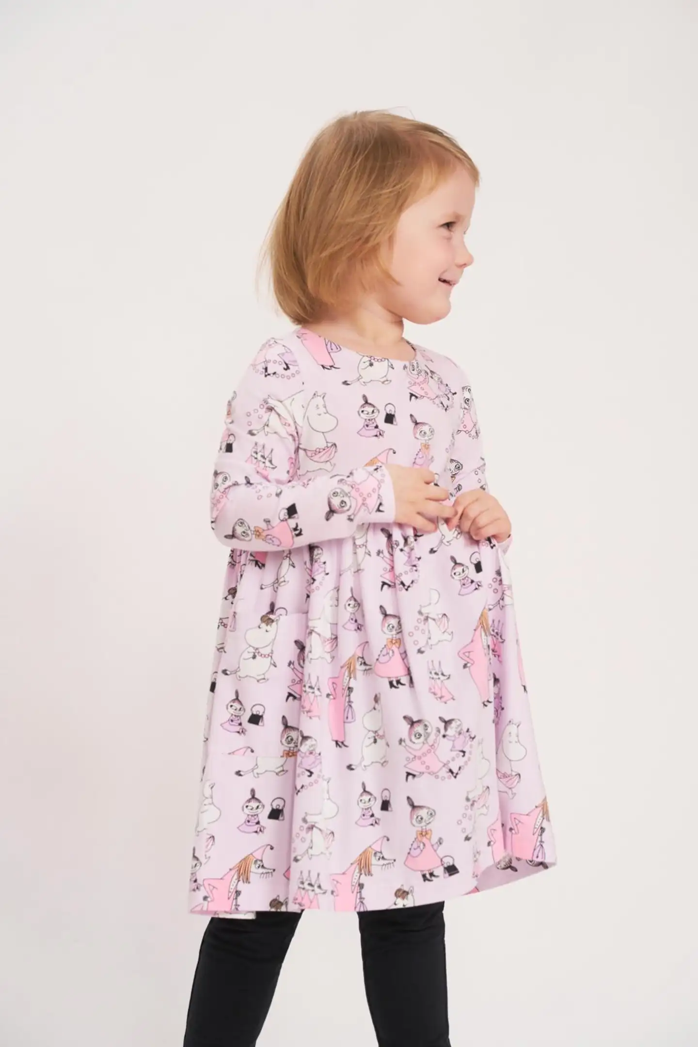 Muumi lasten mekko Helmileikki 591230 - liila - 5