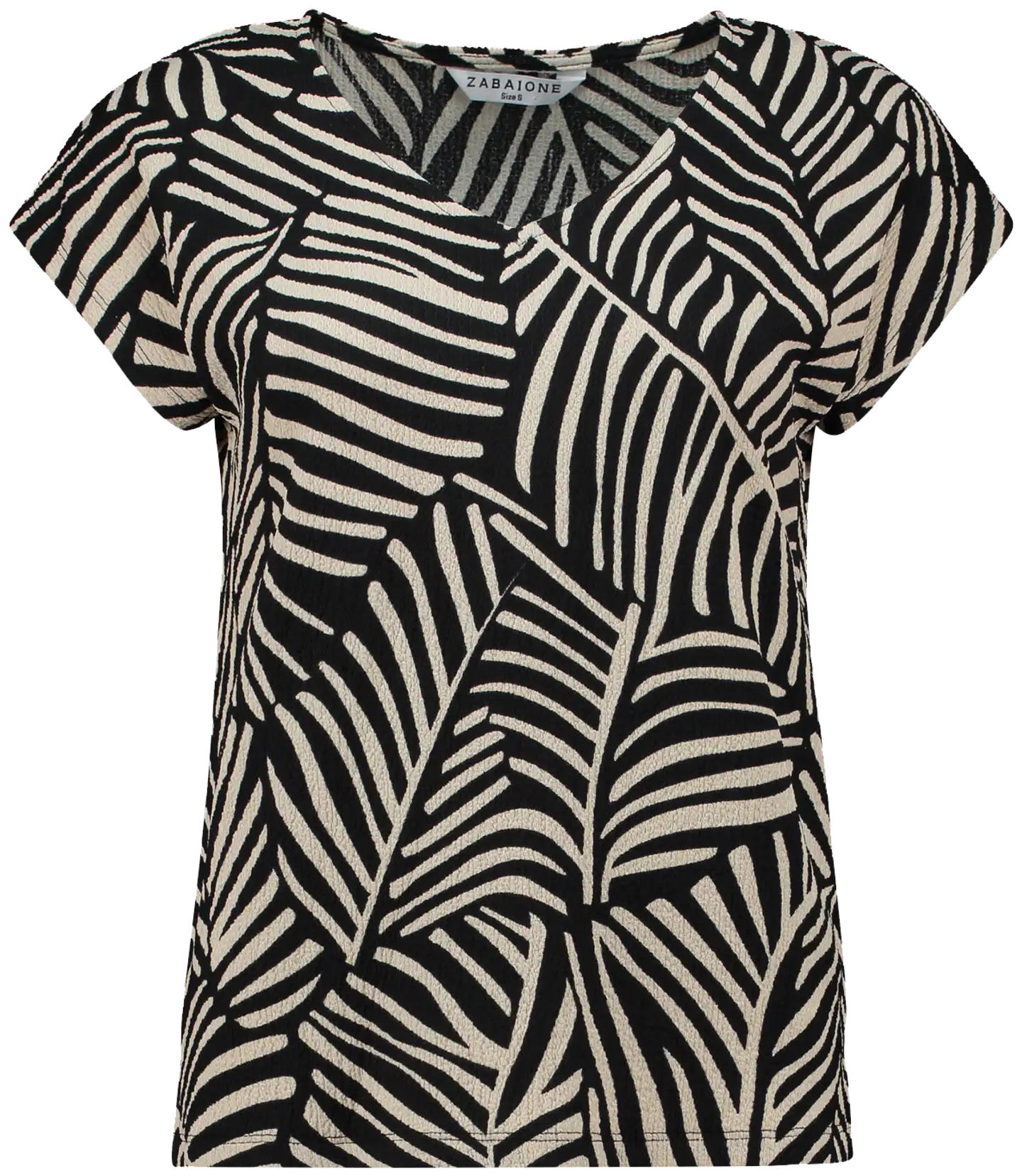 Zabaione naisten paitis Da44nita - P palm black nature - 1