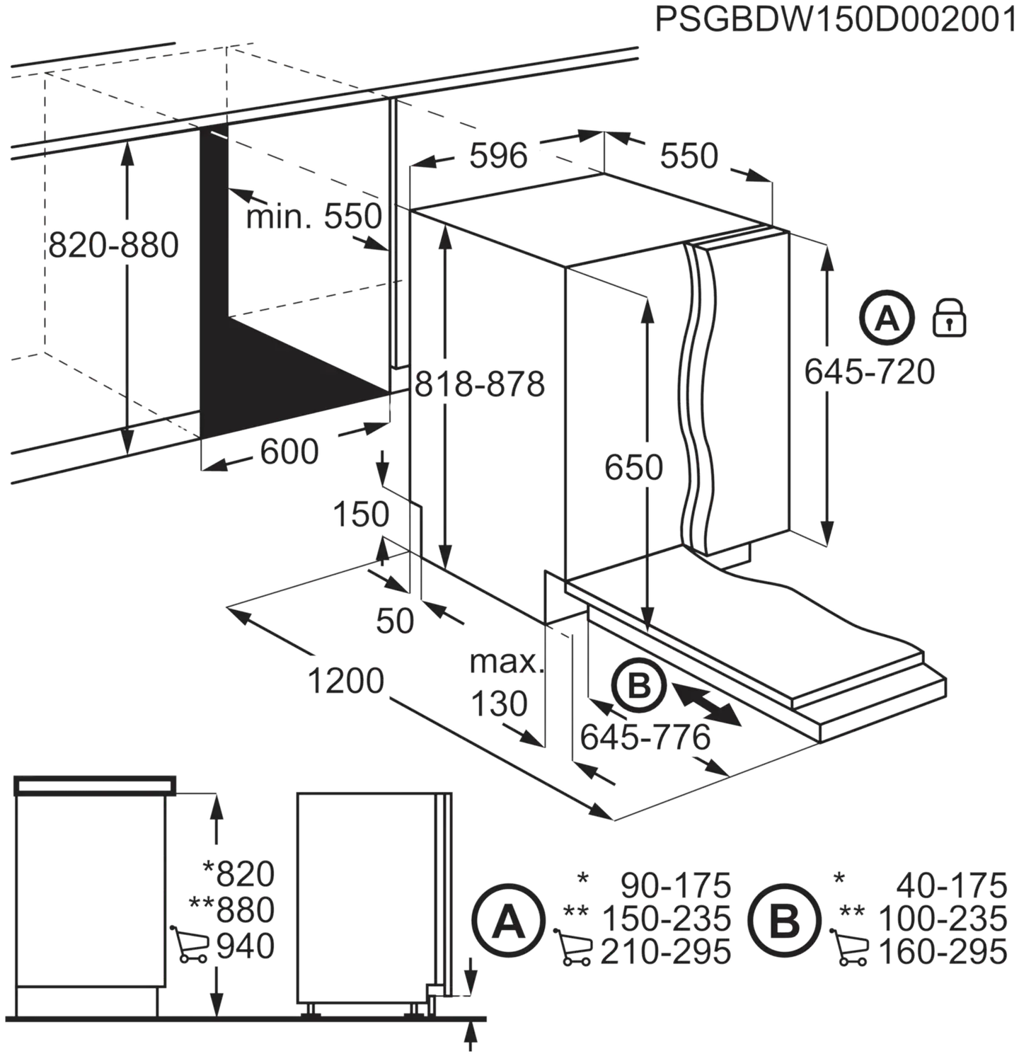 Electrolux 60cm leveä integroitu astianpesukone EES48400L valkoinen - 6