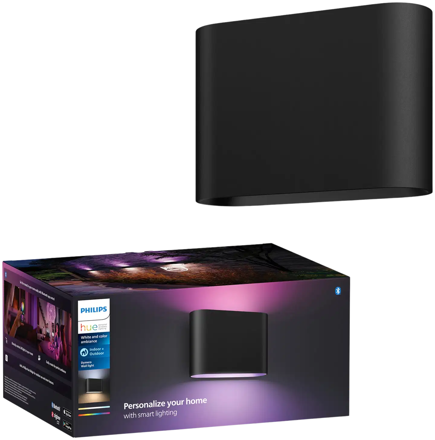 Phiips Hue Dymera -seinävalaisin 10W 2000-6500K 1020LM säädettävä - 1