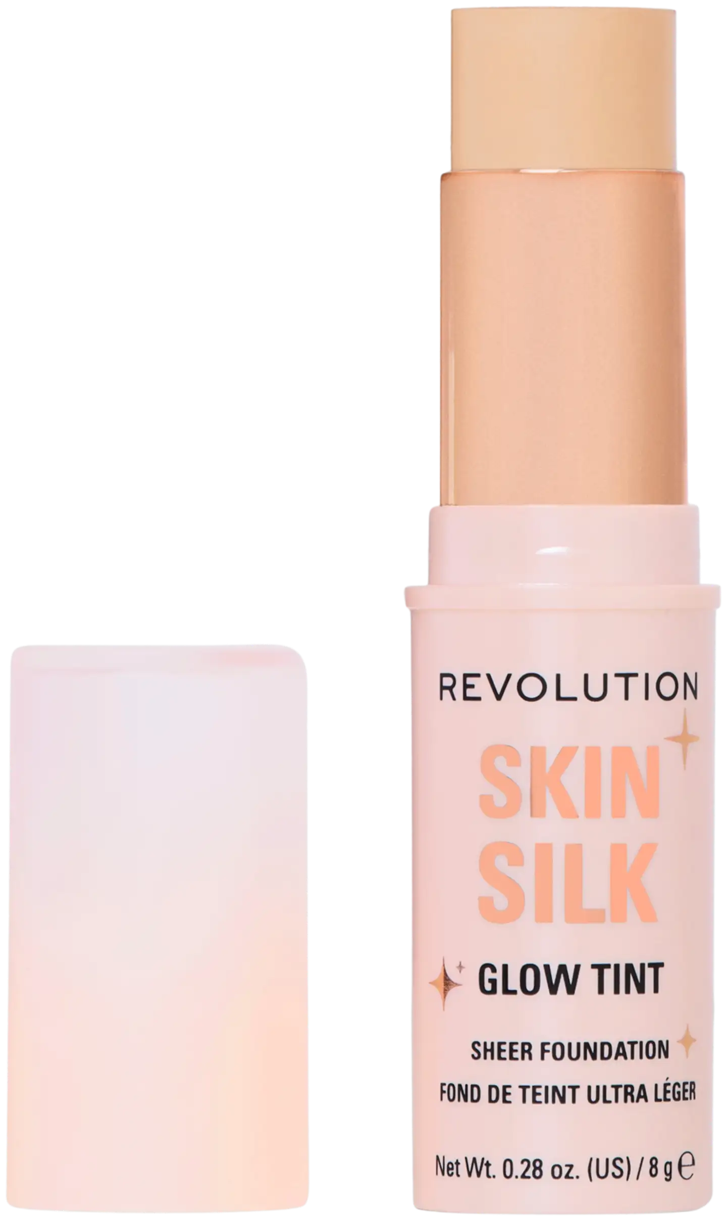 Revolution skin silk glow tint sheer päivävoidepuikko 8g medium neutral - Fair - 2