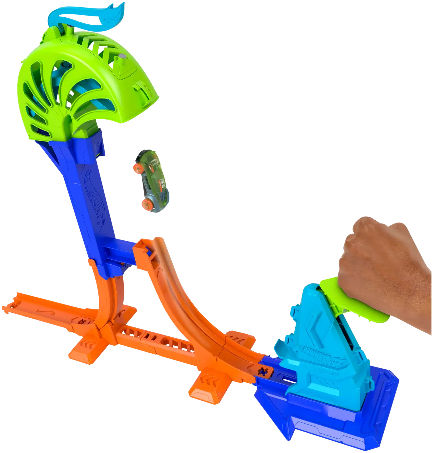 Hot Wheels Stunt Tracks Vertical slam launch -Autorata - 2