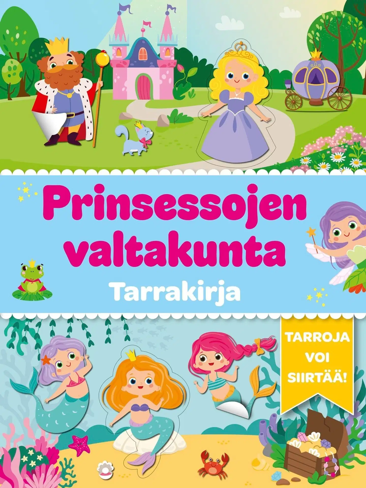 Prinsessojen valtakunta - Tarrakirja - Tarroja voi siirtää!