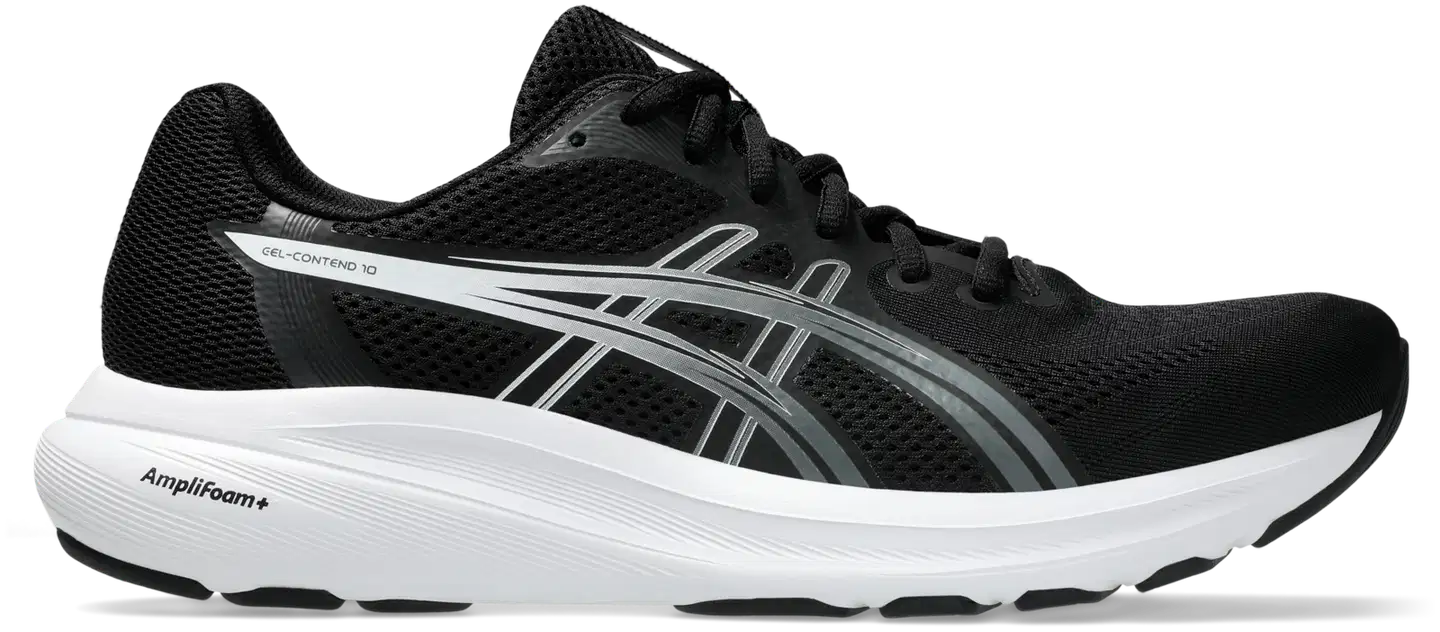 ASICS miesten juoksukengät Gel-Contend 10 - BLACK/WHITE - 2