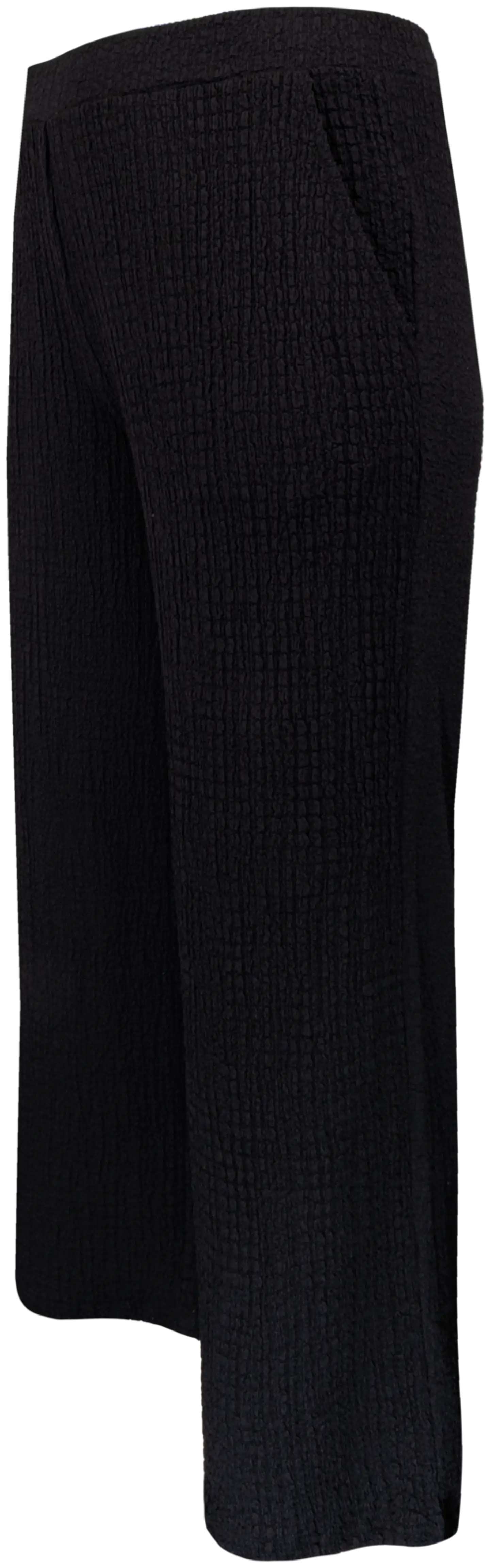 House naisten tekstuuripintaiset housut, D-mitoitus - BLACK - 2