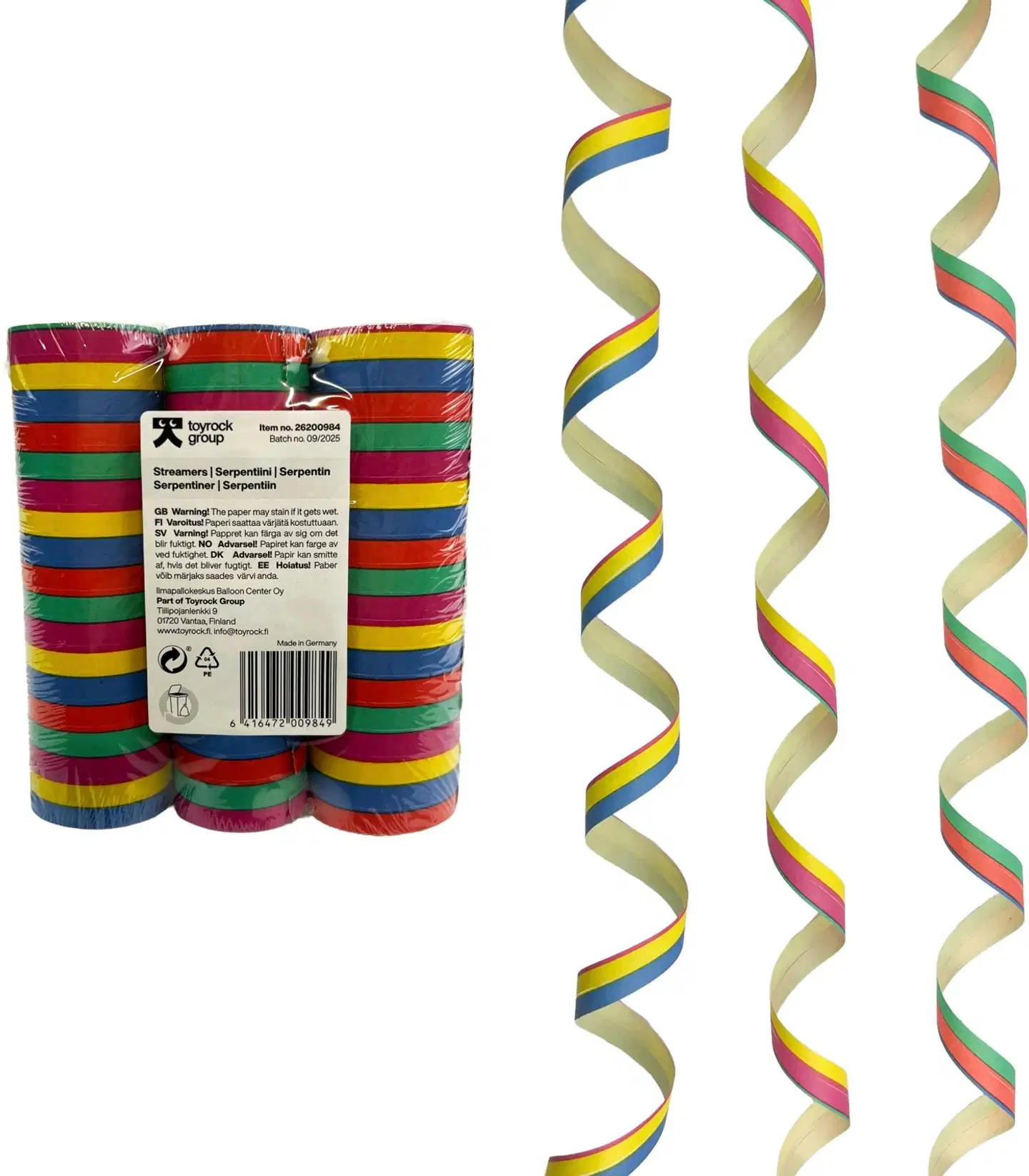 Serpentiini raita 3 rll/pkt - 1