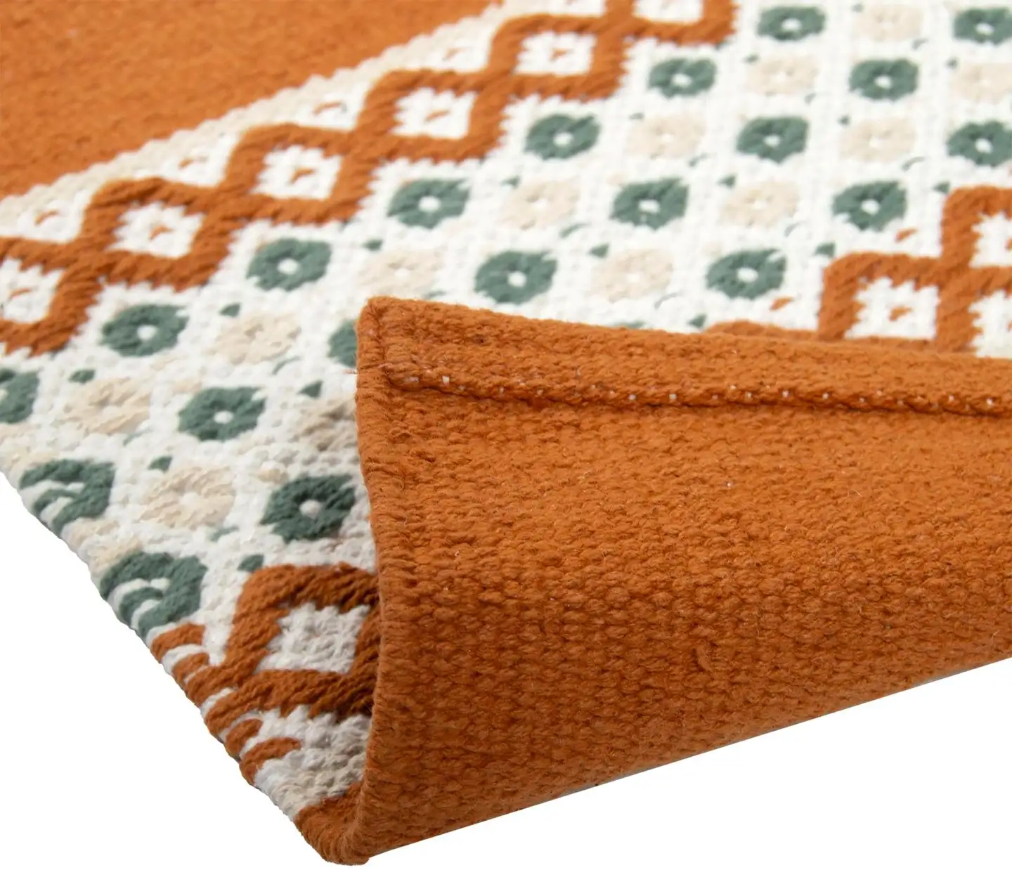 ihankotona puuvillamatto Helka 80x200 cm terra - 3