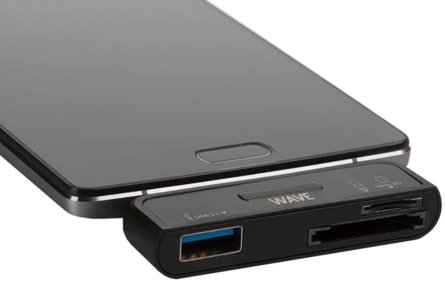 Wave 3in1 OTG Smart Reader, USB Type-C, Musta - 4