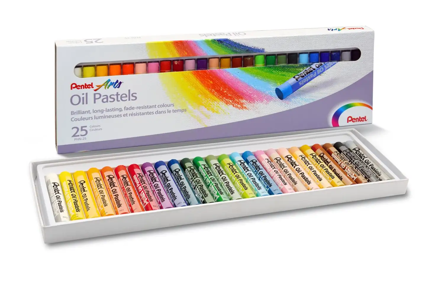 Pentel öljypastelliliitu 25kpl