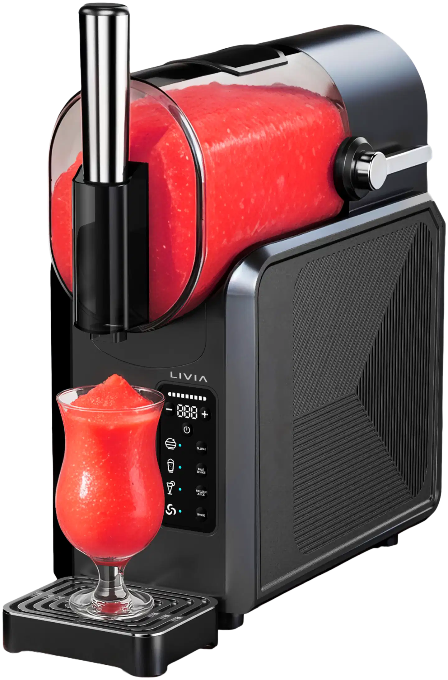 Livia jäähilejuomakone Slush 200 W musta - 1