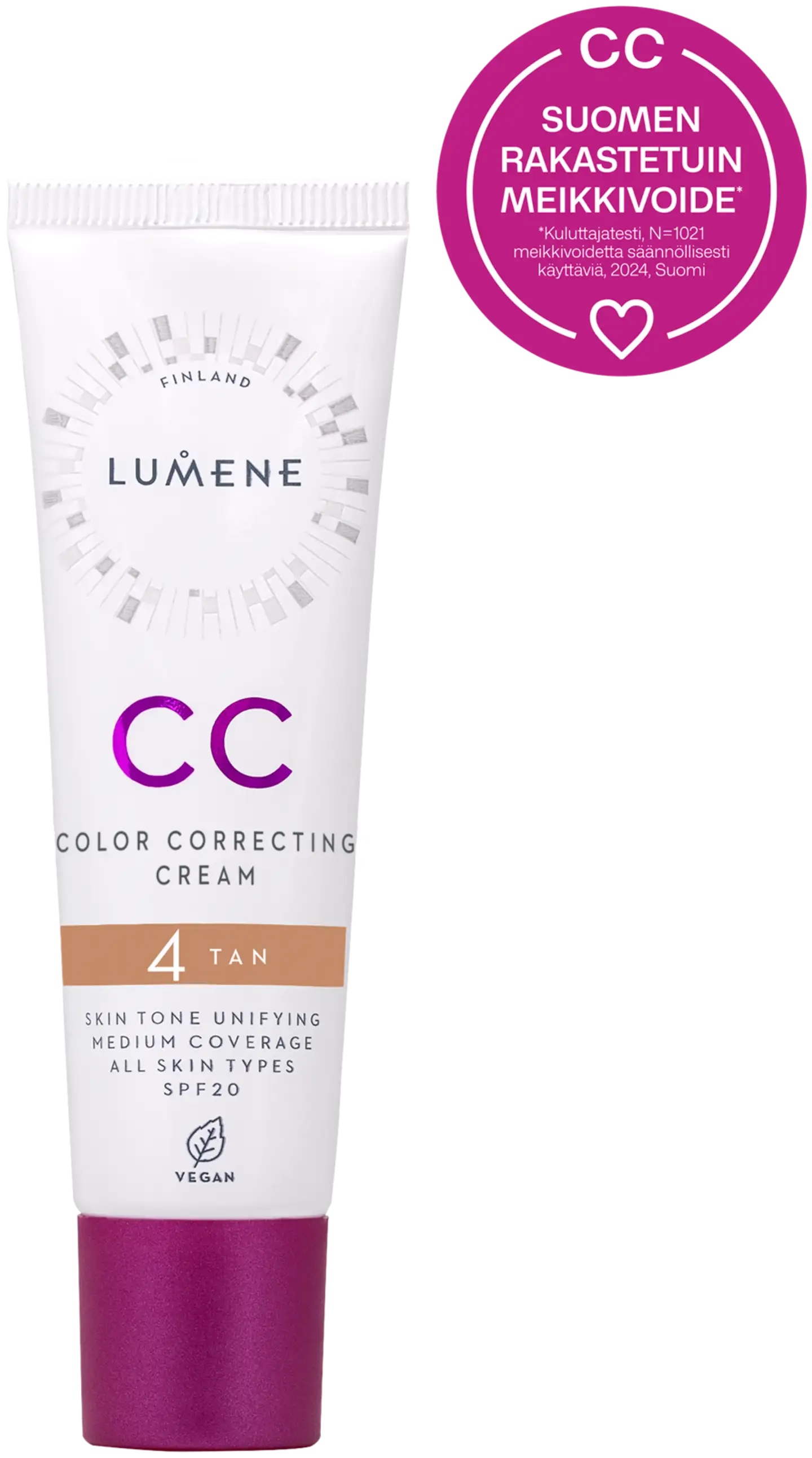 Lumene CC Color Correcting Meikkivoide SK20 4 Tan 30 ml - 1