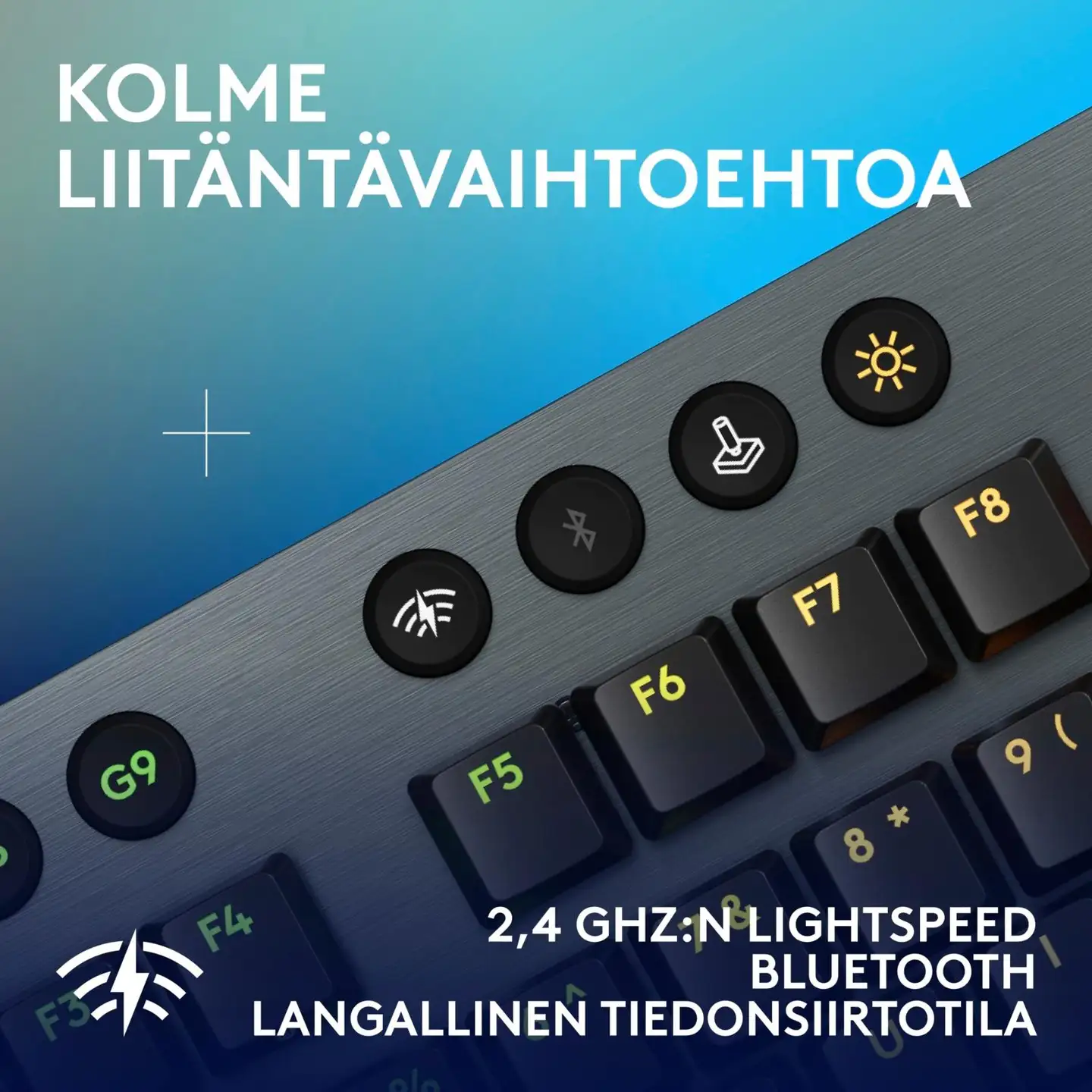 Logitech g915 x lightspeed langaton pelinäppäimistö tactile musta - 5