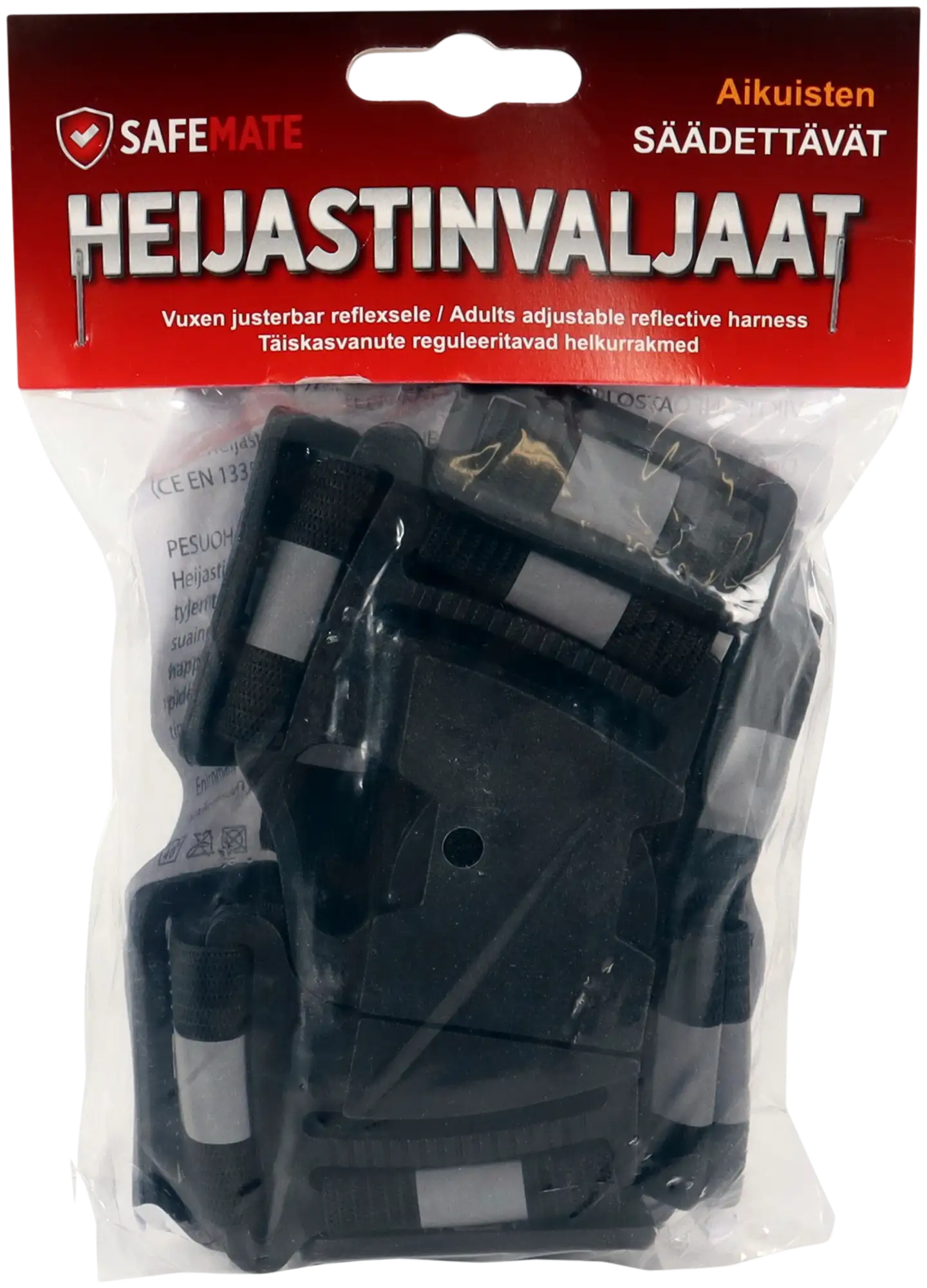 SafeMate heijastinvaljas musta - 2