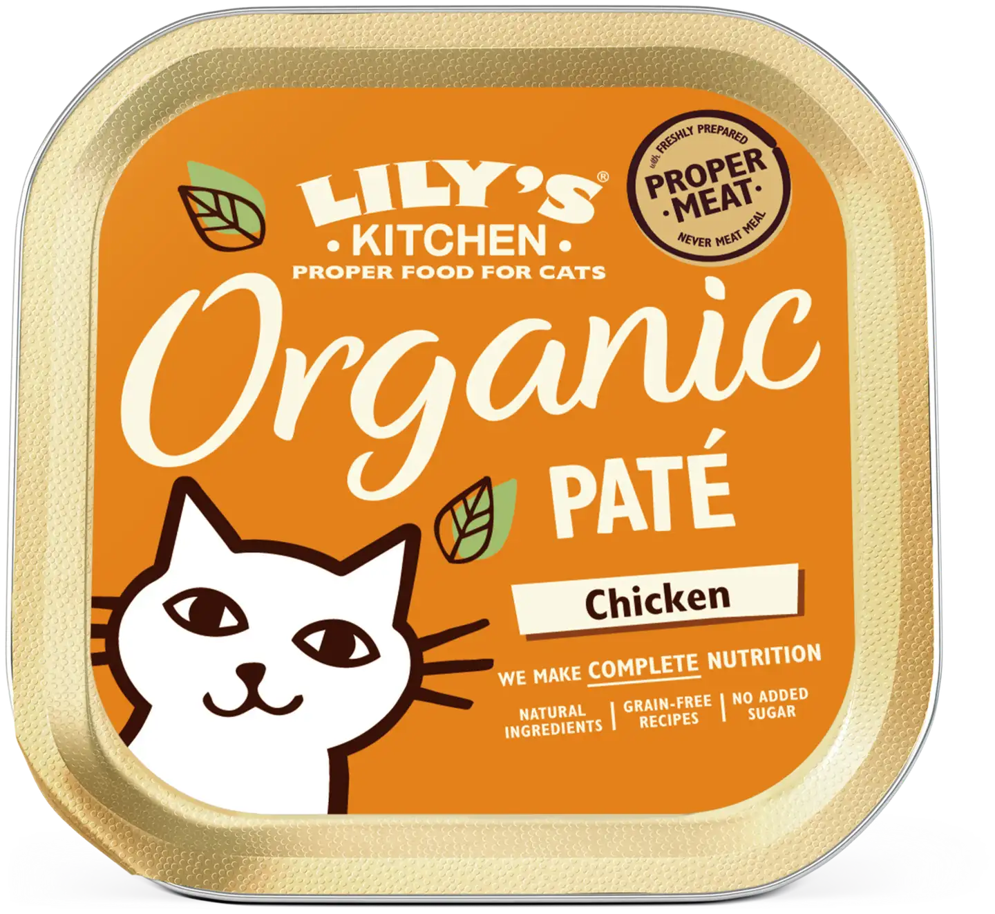 Lily's Kitchen 85g Organic Paté kanaa luomukissanruoka