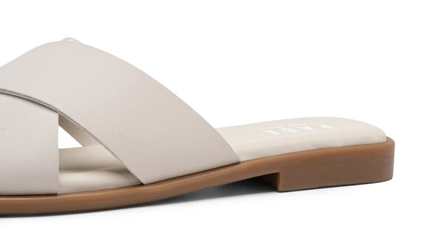 WKLY. naisten nahkapistokkaat Soya 345366 - BEIGE - 4