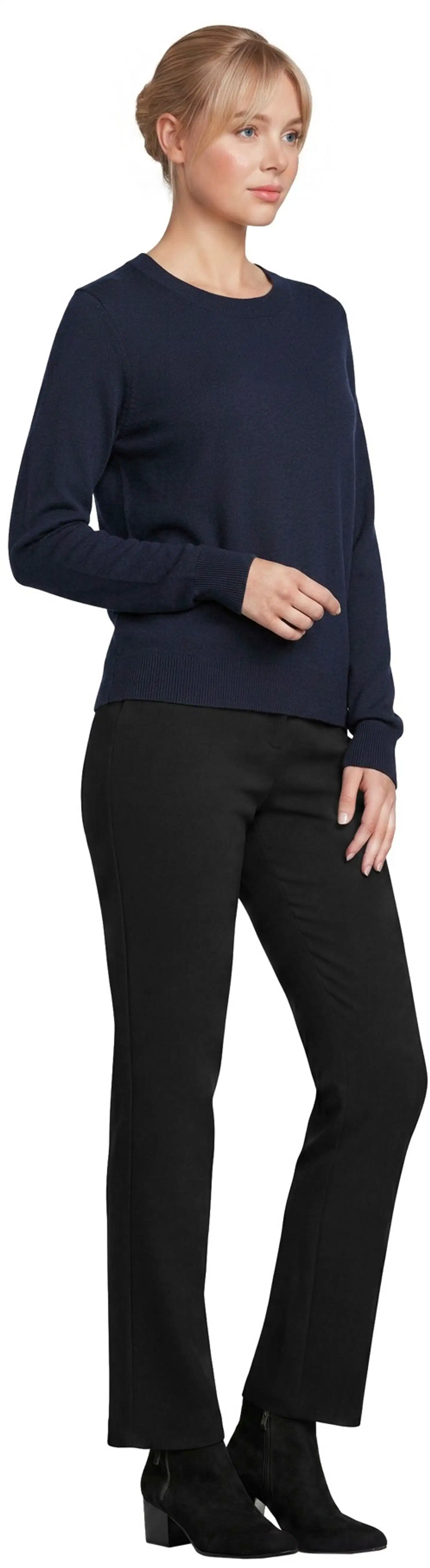 London Fog naisten merinovillaneule 213L264007 - blue - 4