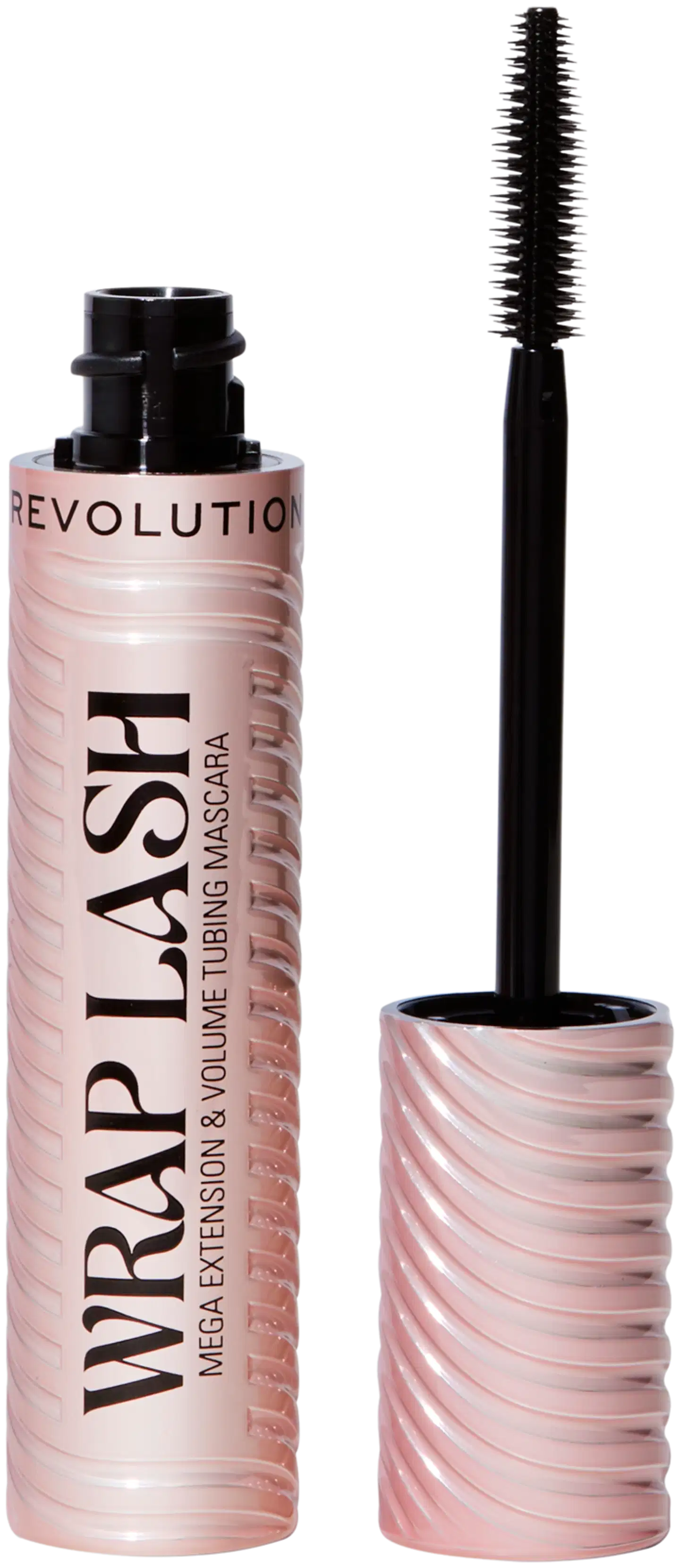 Makeup Revolution wrap lash ripsiväri 8,5ml mega extension & volume tubing burgundi - Black - 2