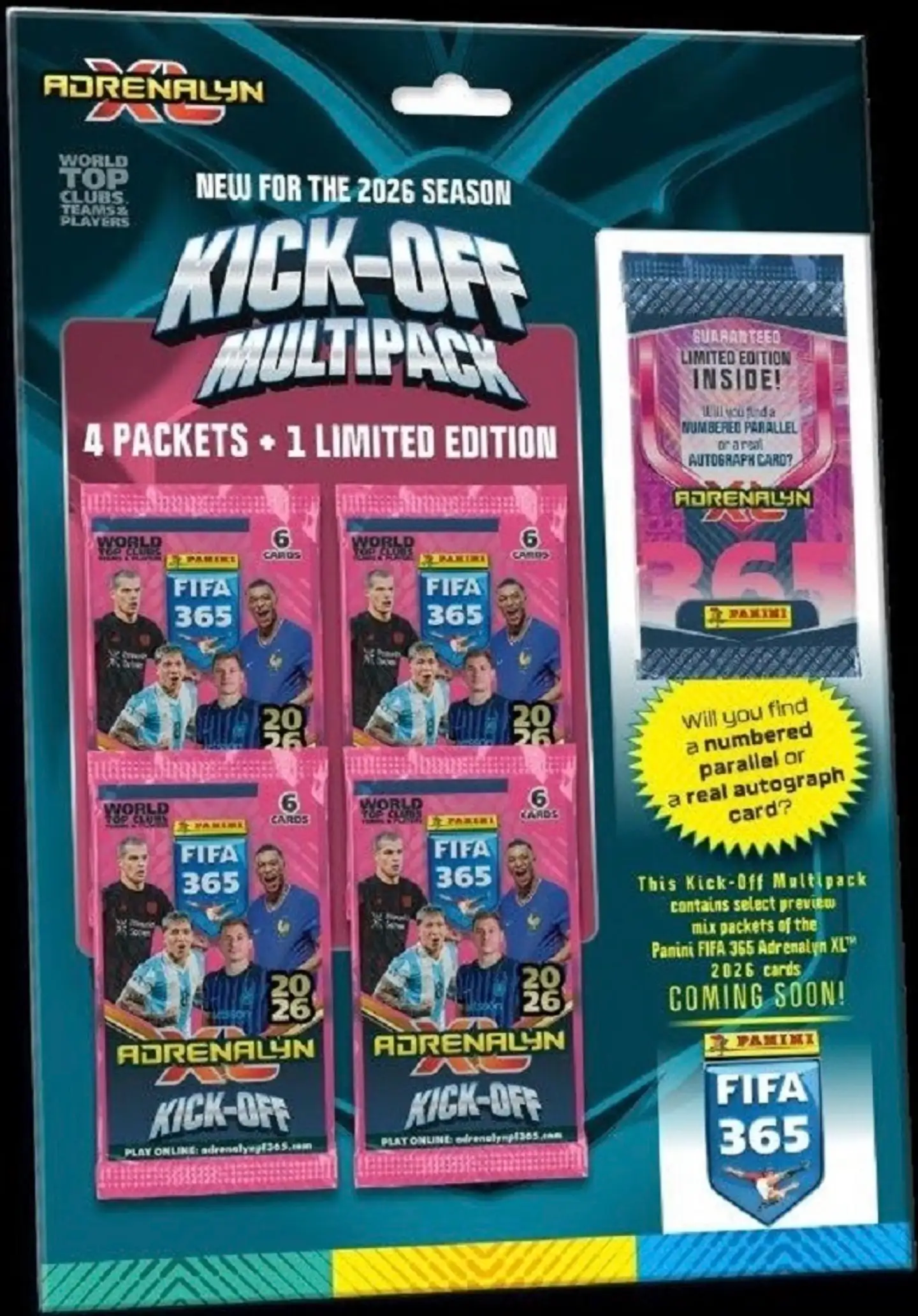 Panini Fifa 365 Adrenalyn XL Kick-off Multipack keräilykortit
