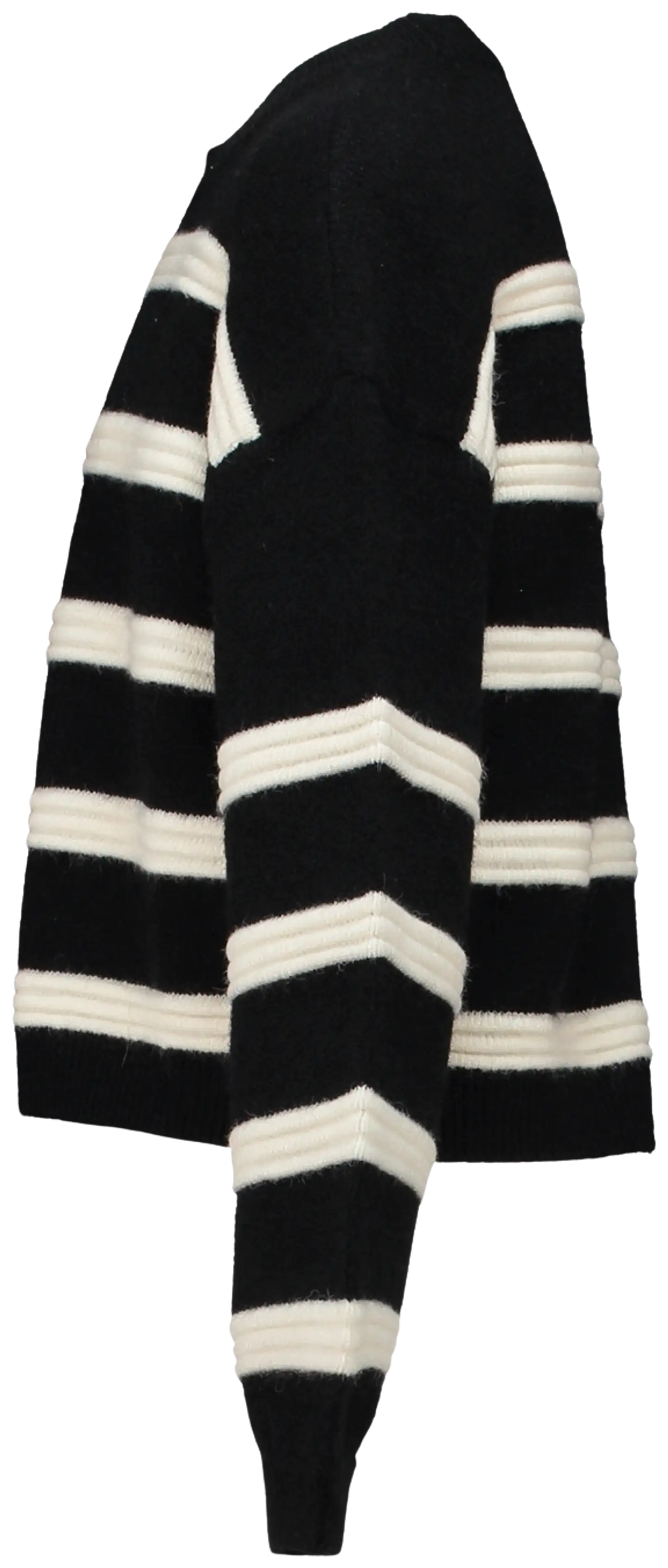 Hailys lasten neule Kona - black/cream stripe - 2