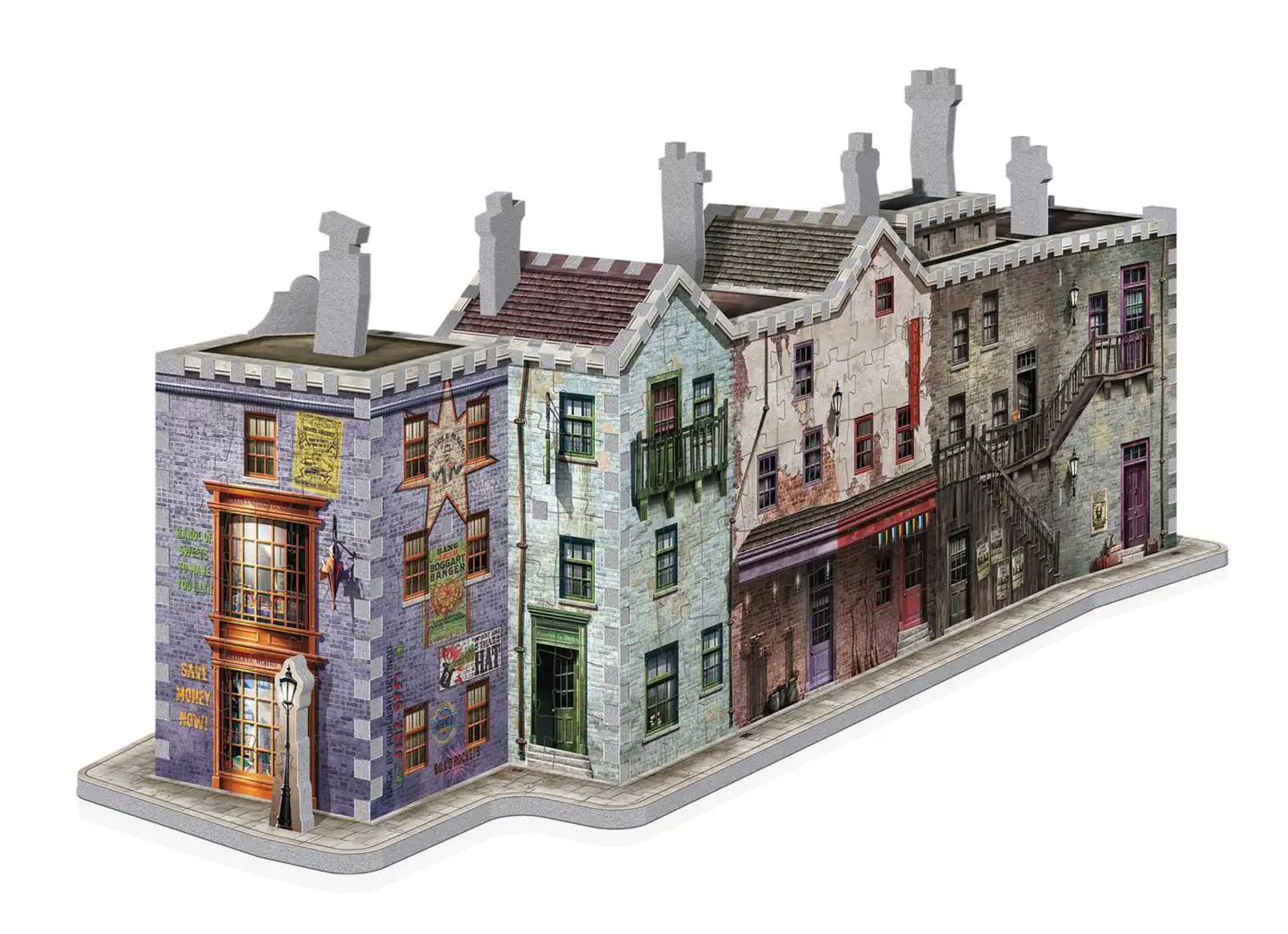 Wrebbit Harry Potter Diagon Alley 3D-palapeli - 4