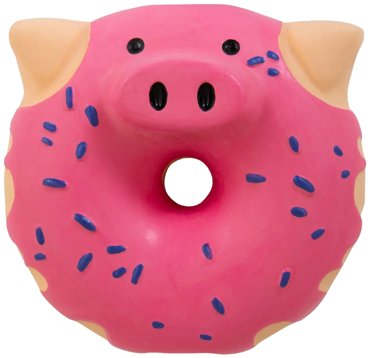 Best Friend Pig Donut koiran lateksilelu - 1