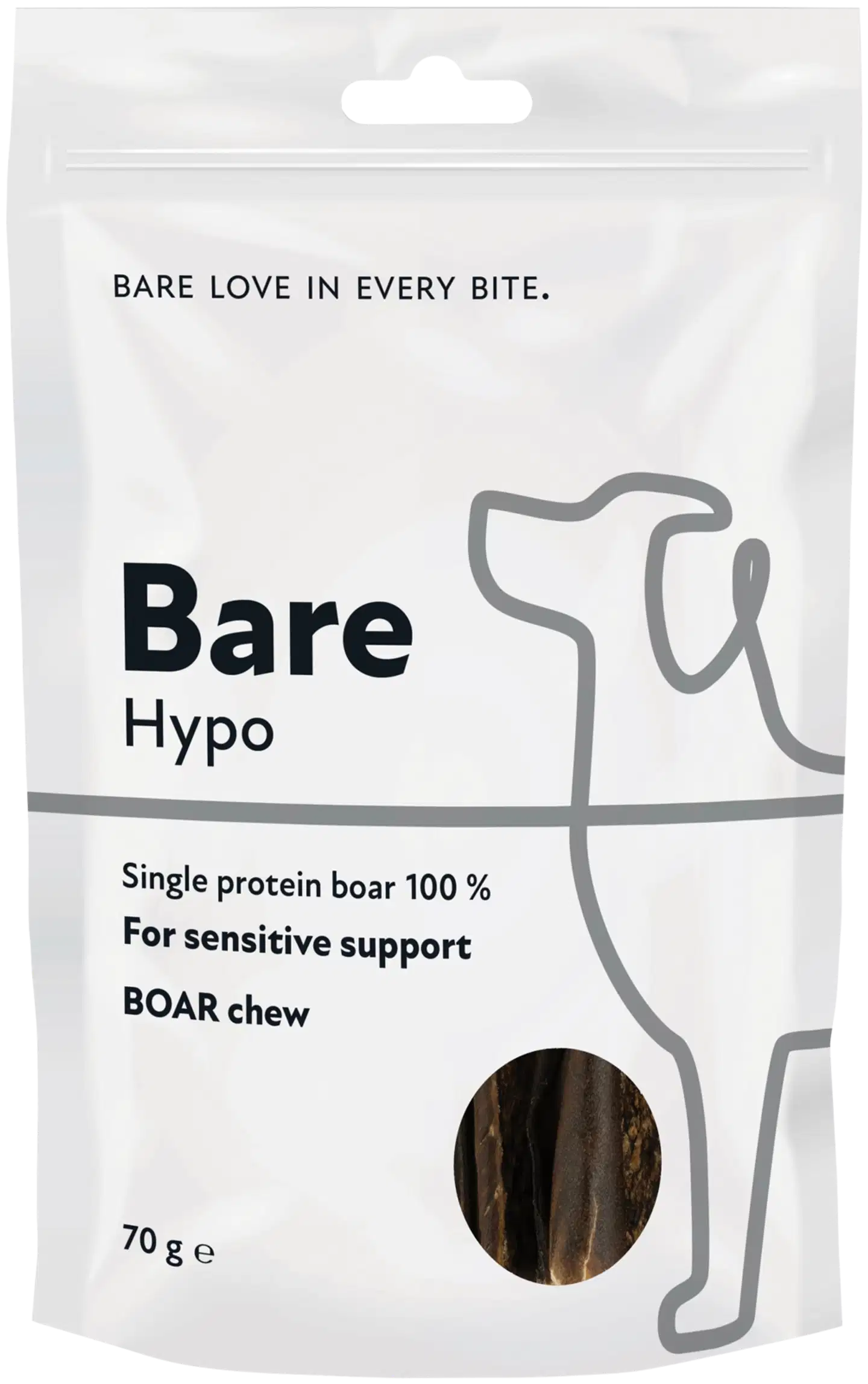Bare Hypo Villisika purumakupala 70 g