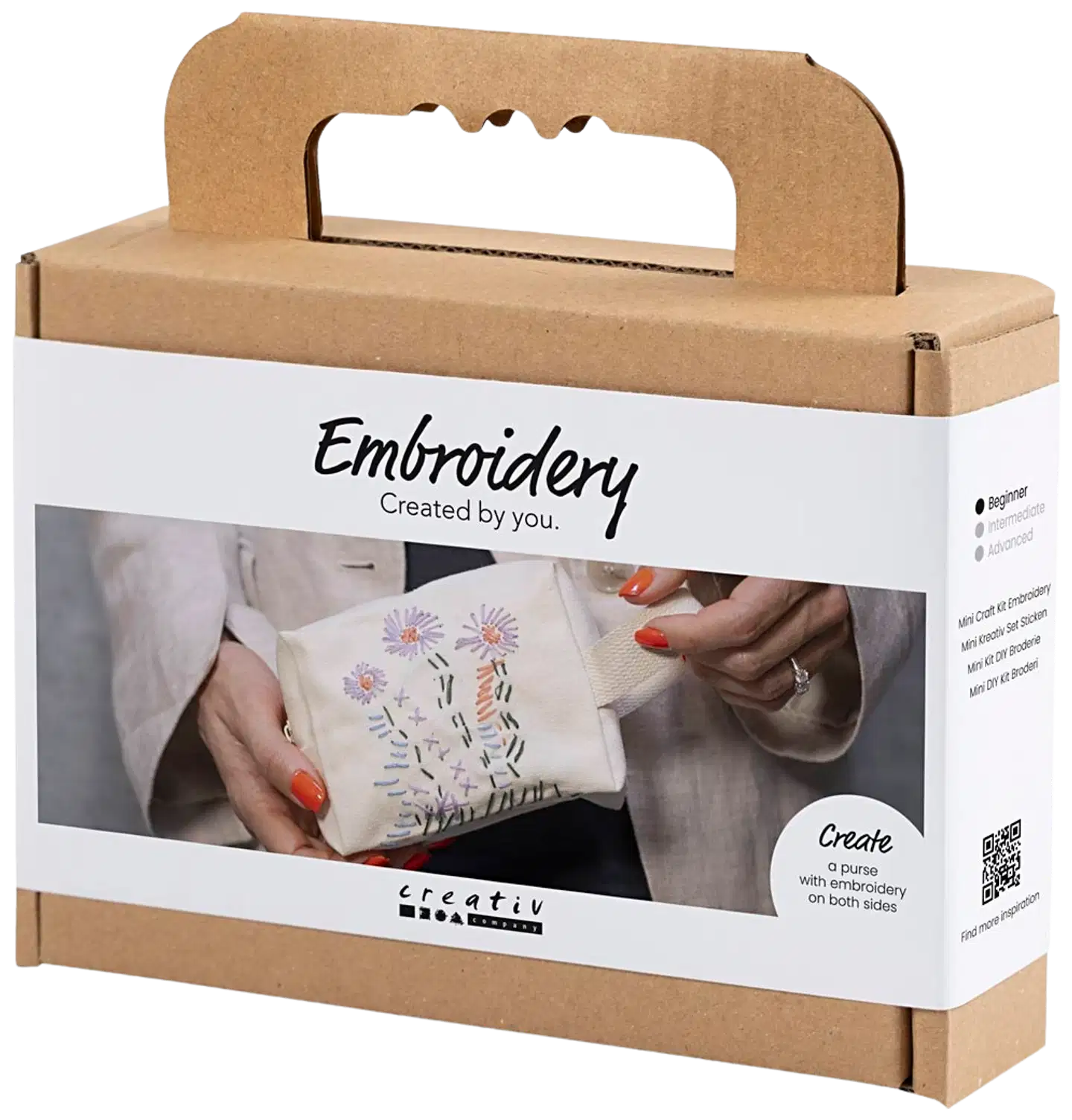 Creativ Company askartelusetti mini kirjailu meikkipussi - 3