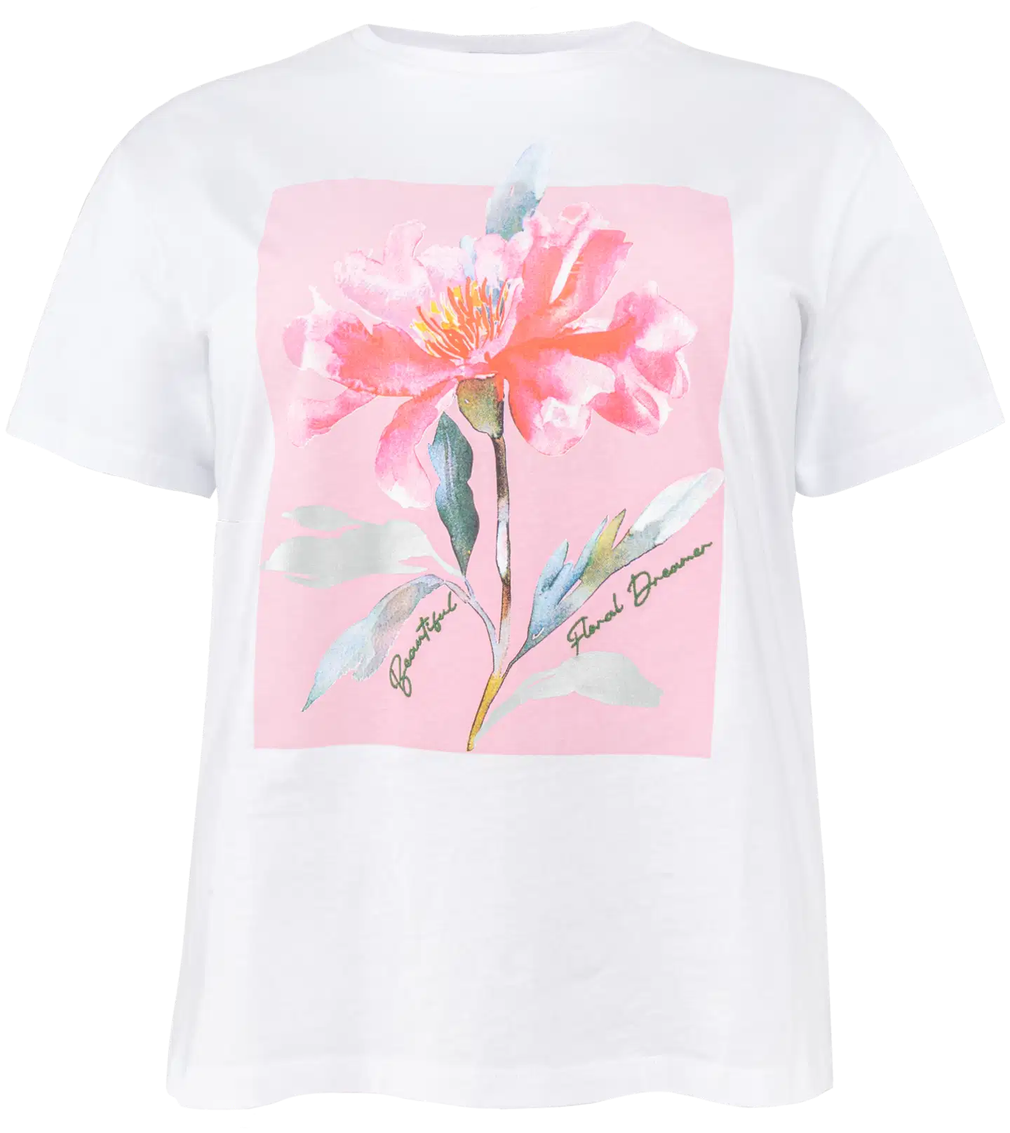 House naisten t-paita 213HP09120, D-mitoitus - flower print - 1