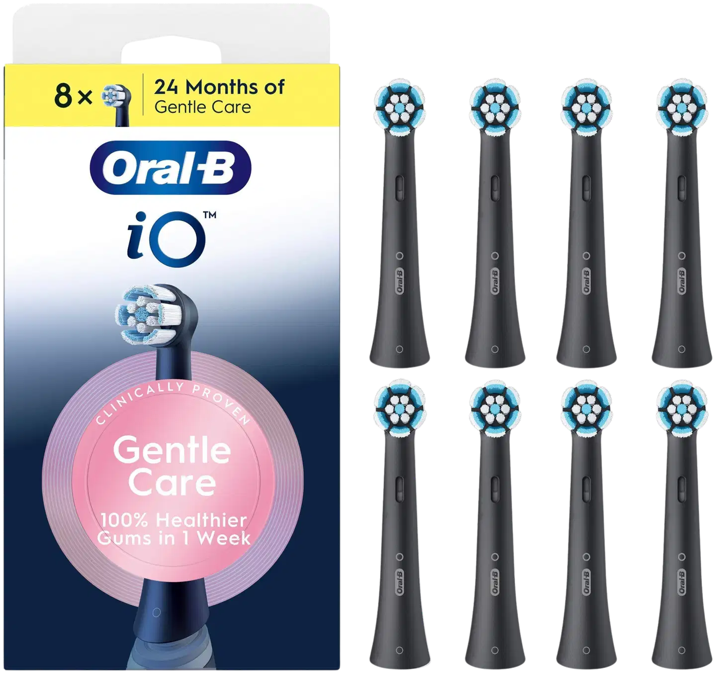 Oral-B iO Gentle Care vaihtoharja 8kpl - 1