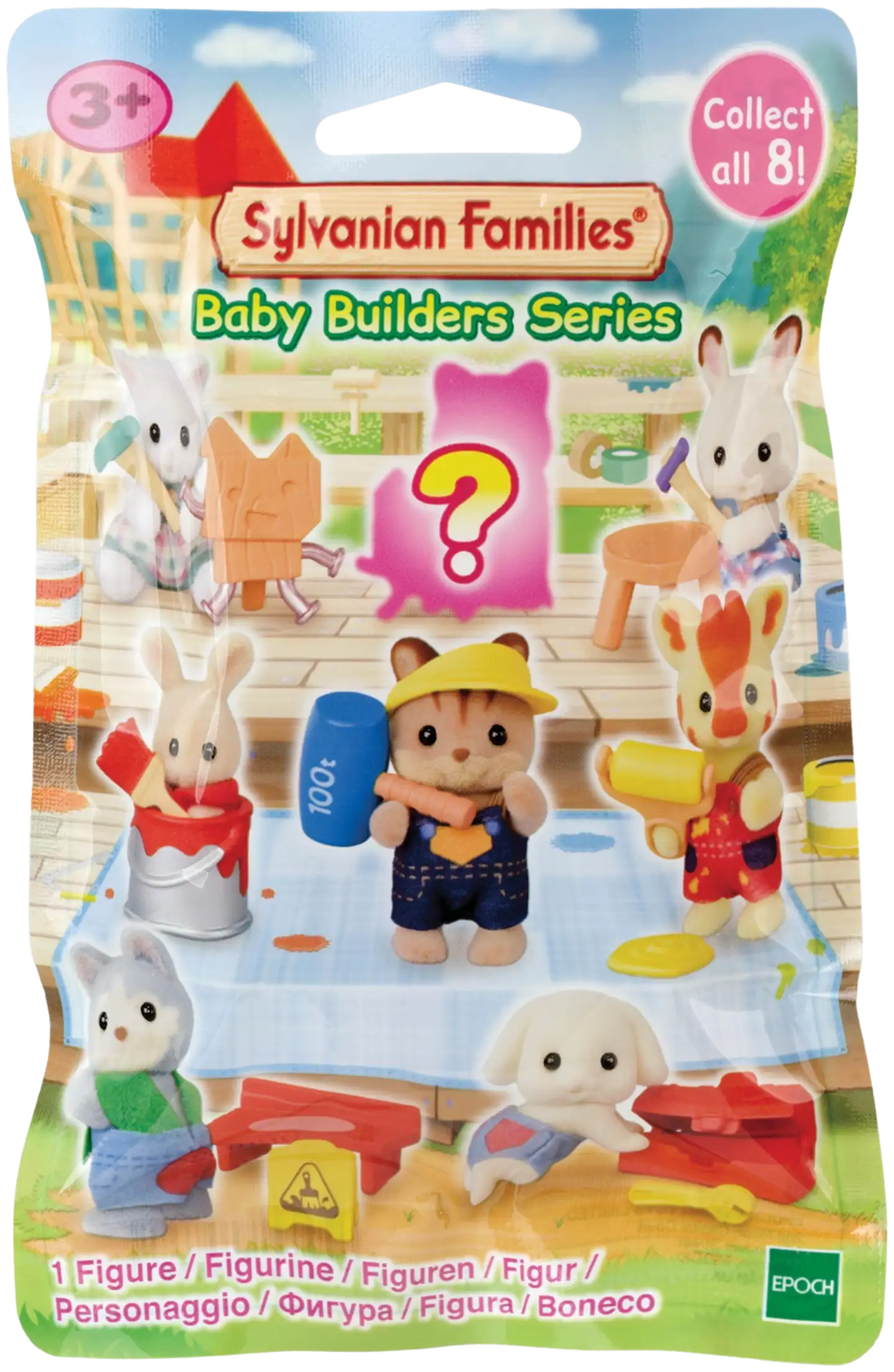 Sylvanian Families yllätyspakkaus Rakentajat -sarja - 1