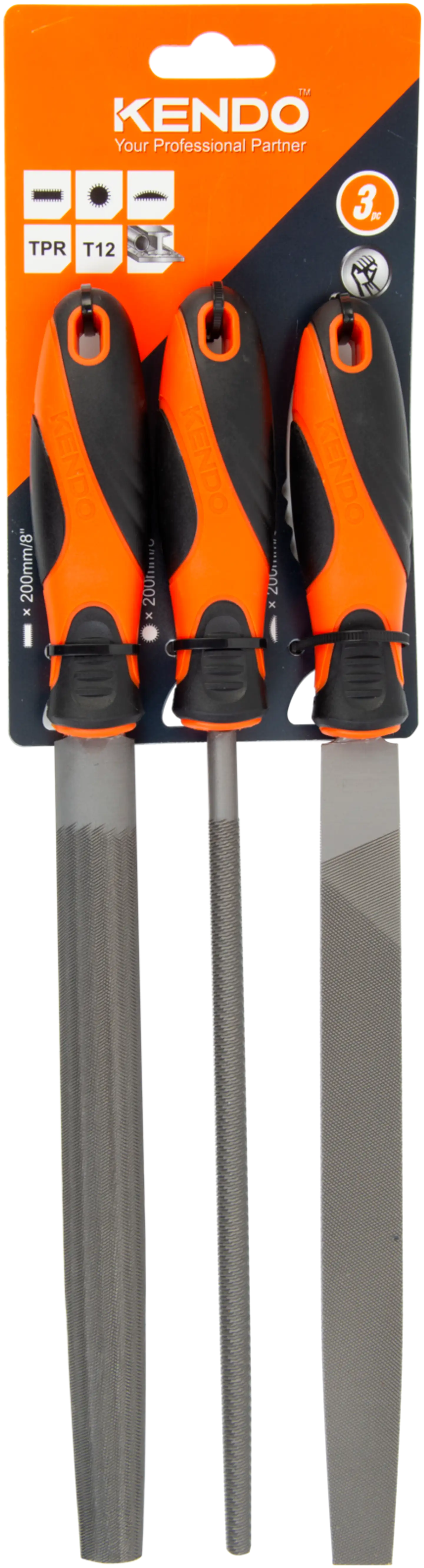 Kendo 3-osainen teräsviilasetti - 1