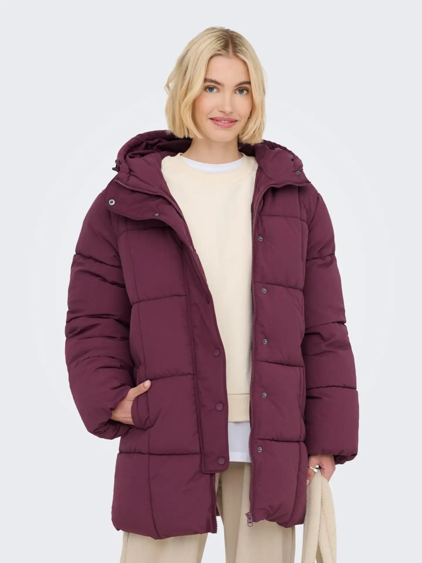 JDY naisten hupullinen puffer toppatakki Jdywonder - fig - 6