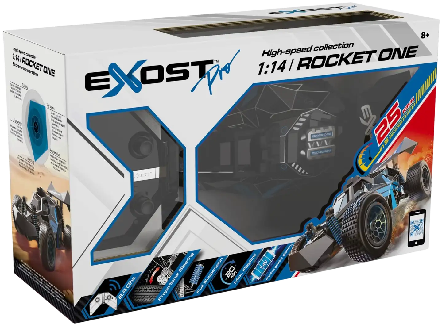 Exost Pro radio-ohjattava auto Rocket One - 5