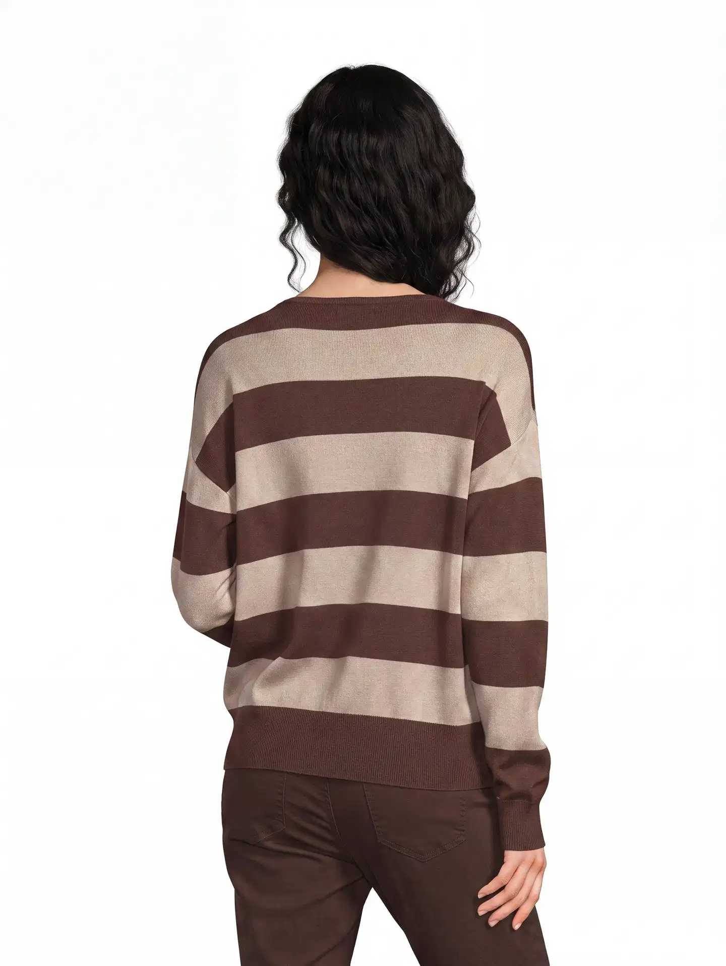 House naisten neule 213H263302 - striped - 3