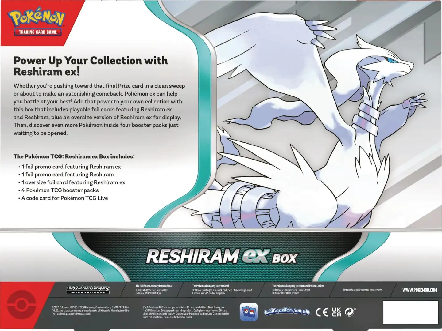 Pokémon Reshiram EX Box - 4