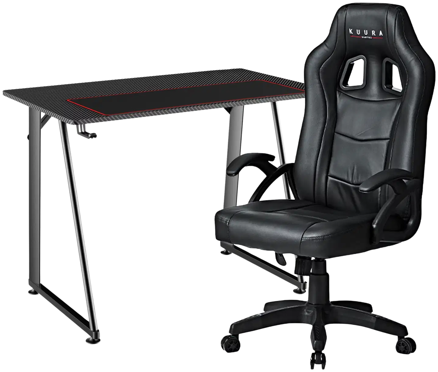 Kuura gaming pelituoli + pelipöytä special bundle