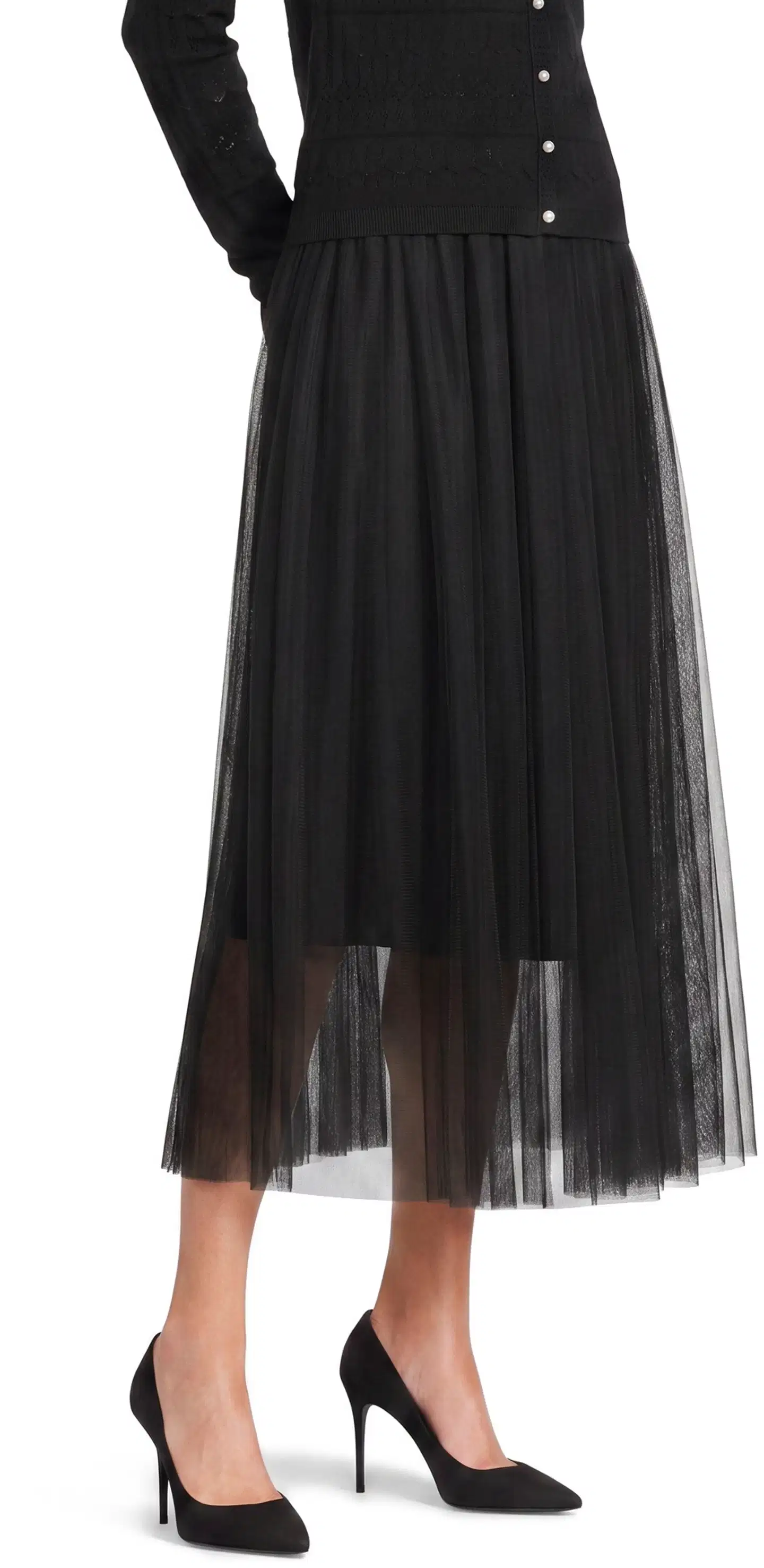 House naisten tyllihame 221H492404 - jet black - 1
