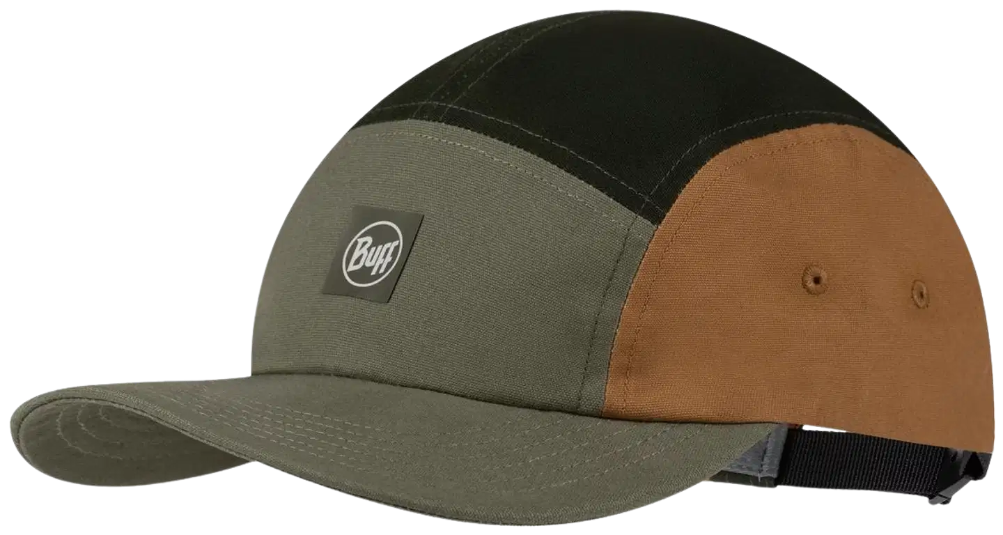 Buff unisex lippis 5 Panel Venture Cap - Khaki - 1