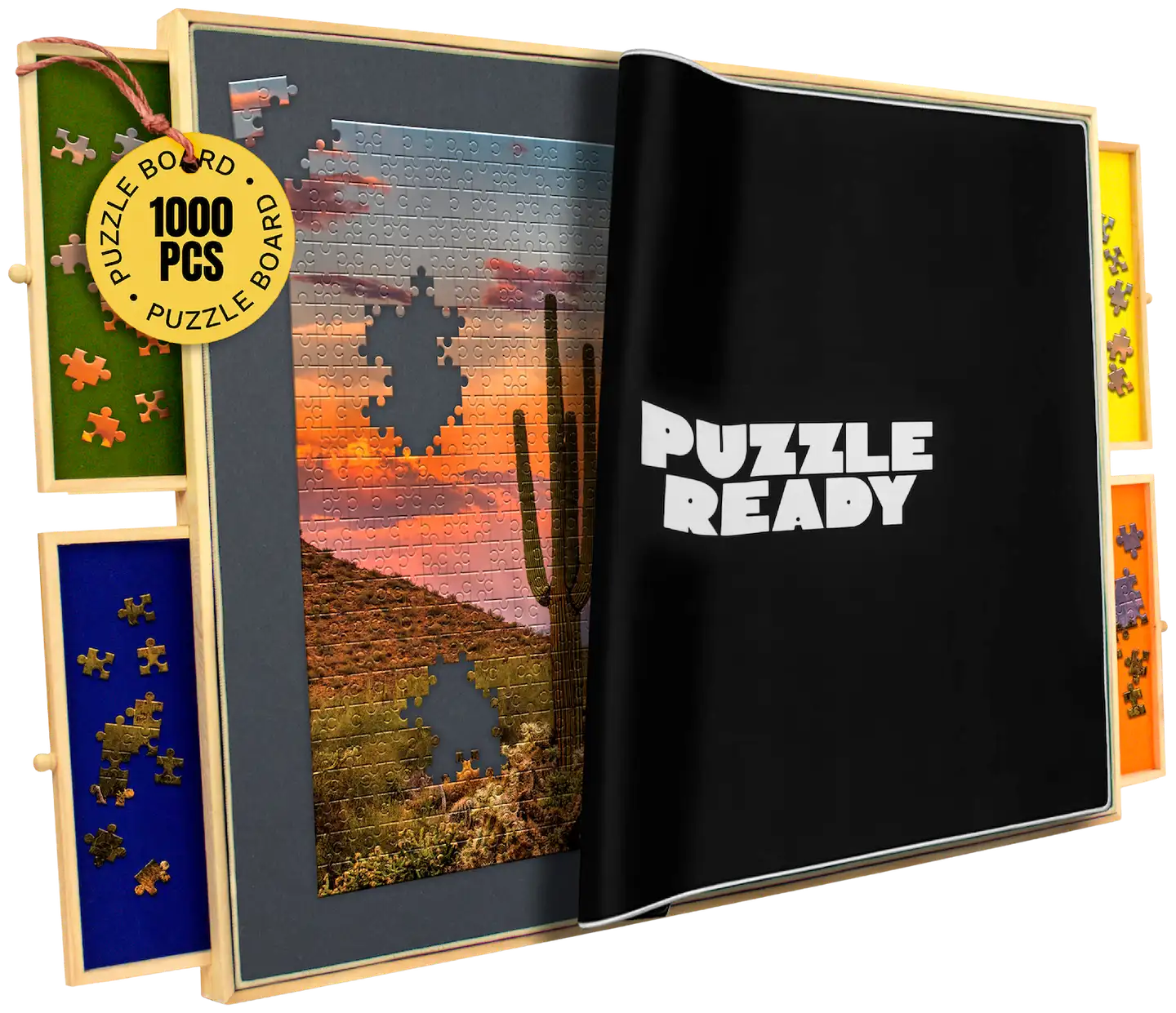 Puzzle Ready - Palapelilauta, 1000 palan palapelille - 1