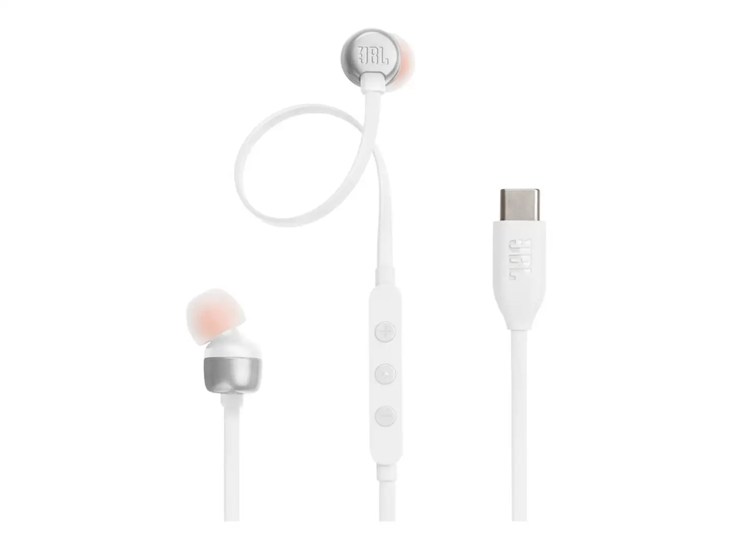 JBL USB-C nappikuulokkeet Tune 310C valkoinen - 7