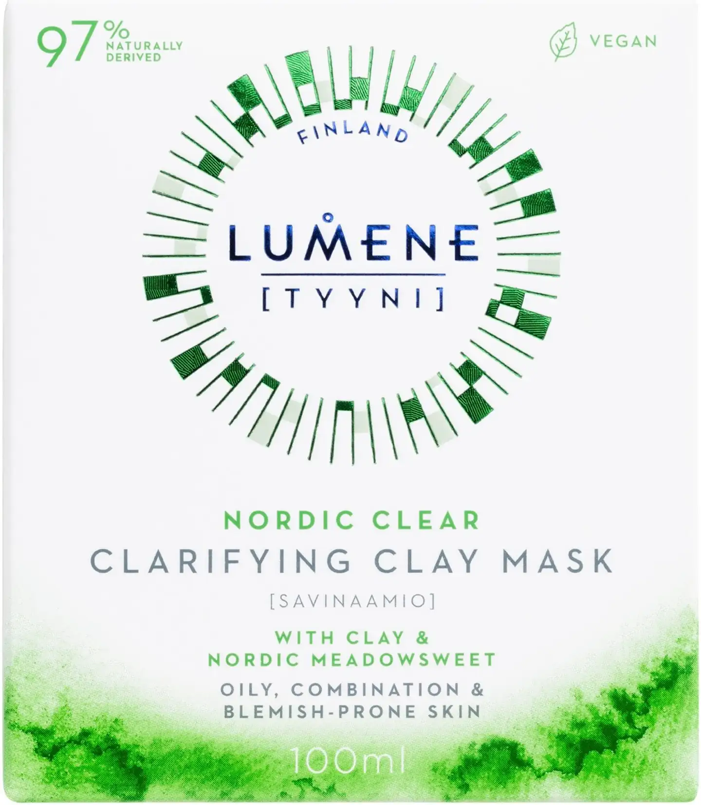 Lumene TYYNI Tasapainottava savinaamio 100 ml - 2