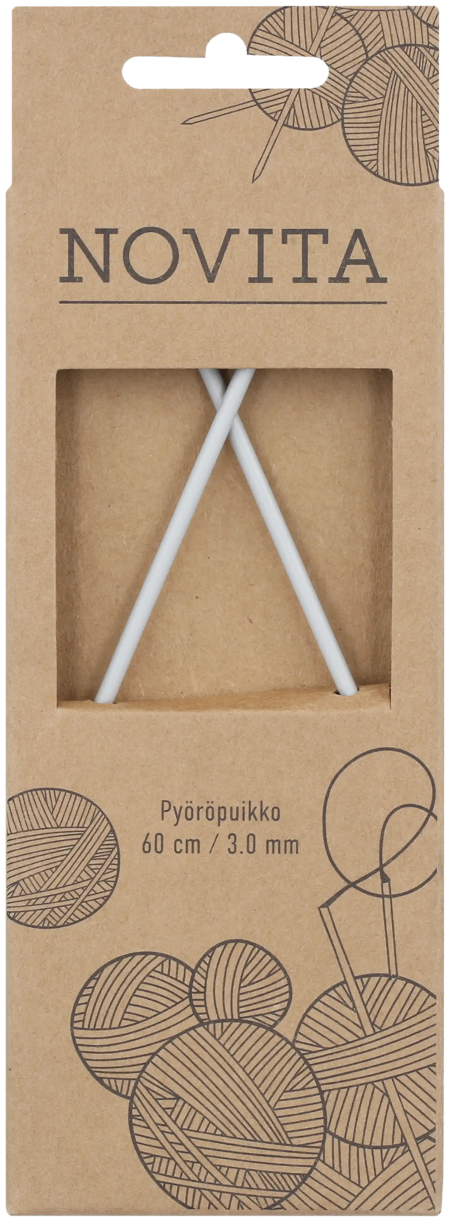 Novita Pyöröpuikko 60 cm - 3mm - 1