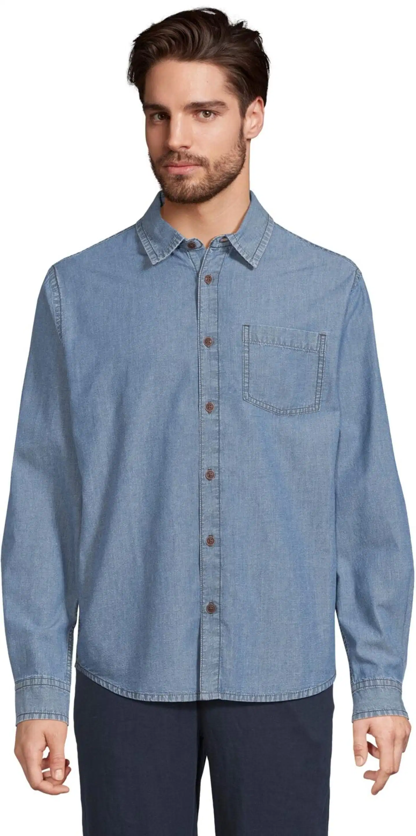 London Fog miesten farkkupaita chambray 194L03268 - Light Blue denim - 1