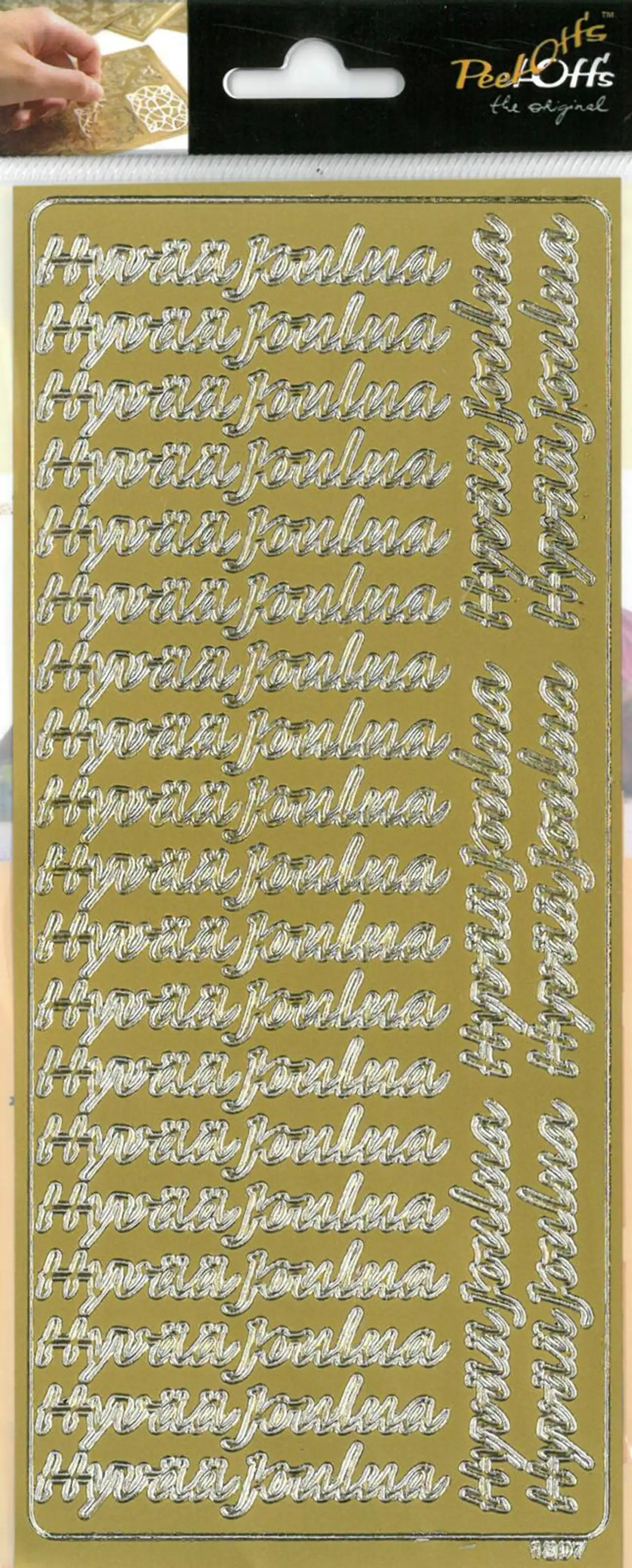 J.K. Primeco Ääriviivatarra hyvää joulua kulta