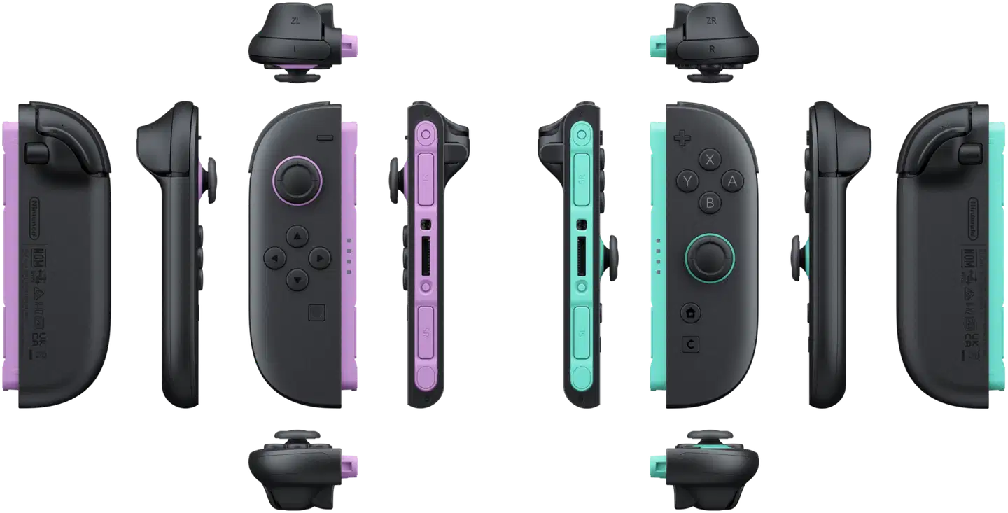 Nintendo Switch 2 Joy-Con 2 peliohjaimet purppura/vihreä - 3