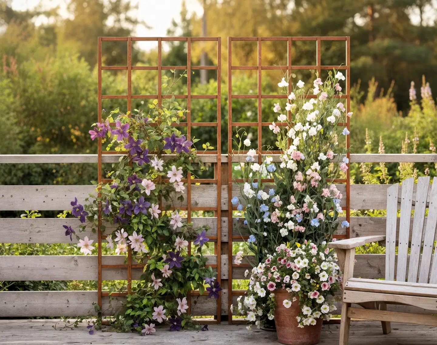 Köynnösritilä, luonnon ruskea, 80x180cm - 4