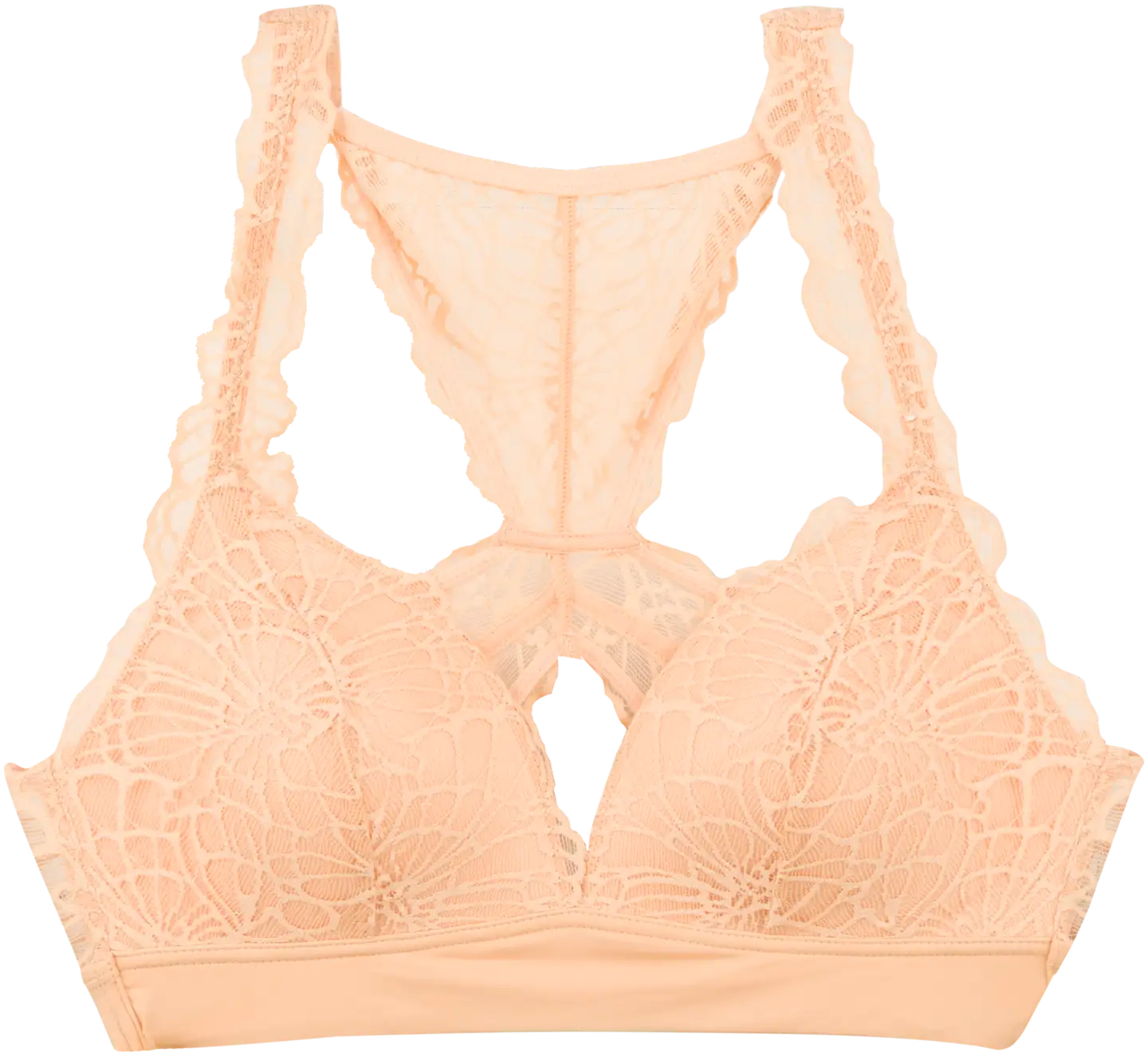 Actuelle naisten pitsibralette-liivit 211A332416 - Hazelnut - 1