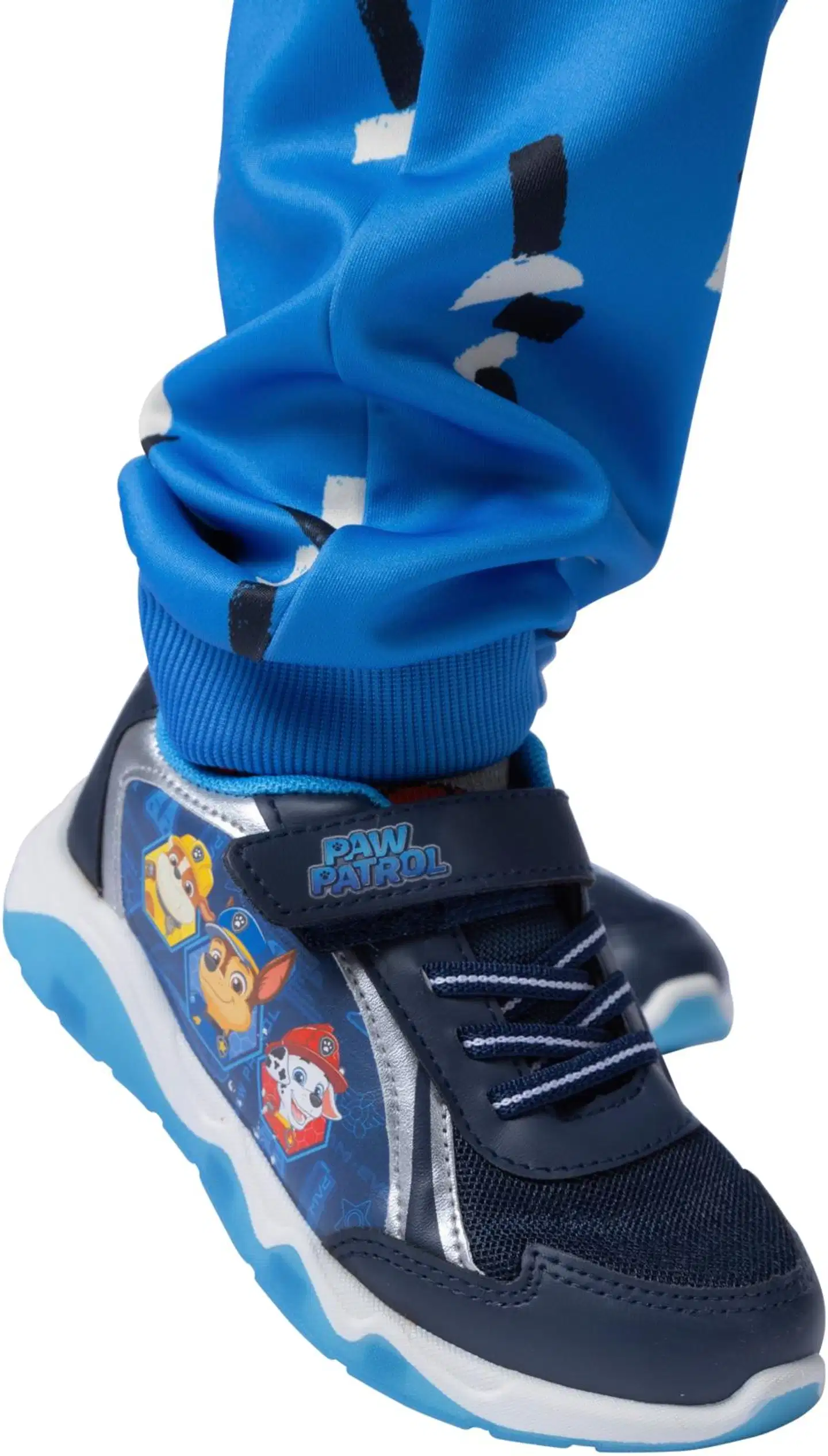 Ryhmä Hau lasten vilkkulenkkarit PW013025 - NAVY/SILVER - 3