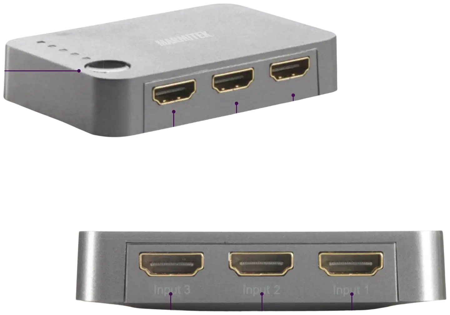 Marmitek HDMI-kytkin Connect 350 UHD 2.0 - 2
