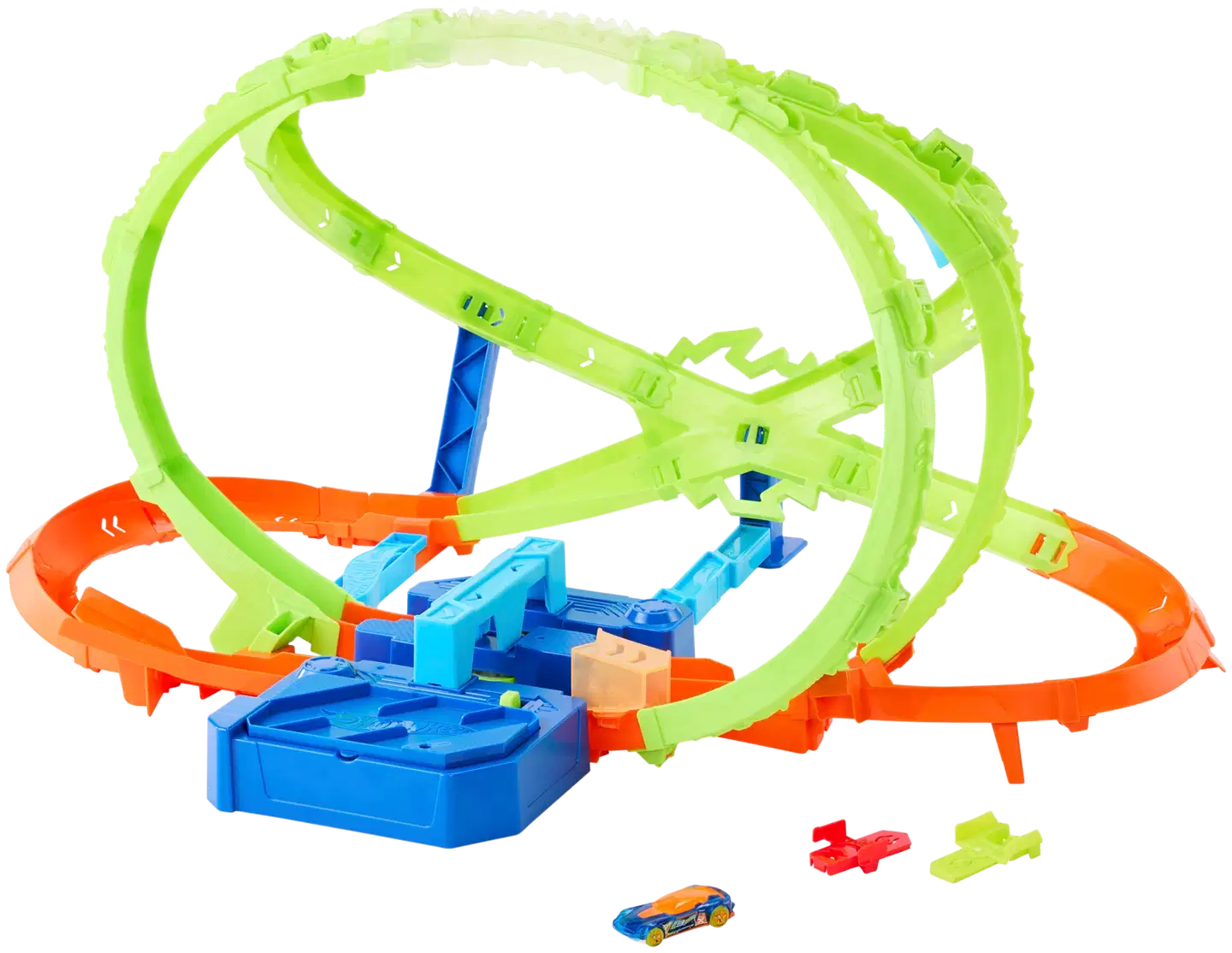 Hot Wheels Stunt Tracks Hypersphere Crash Out -ratasetti - 1